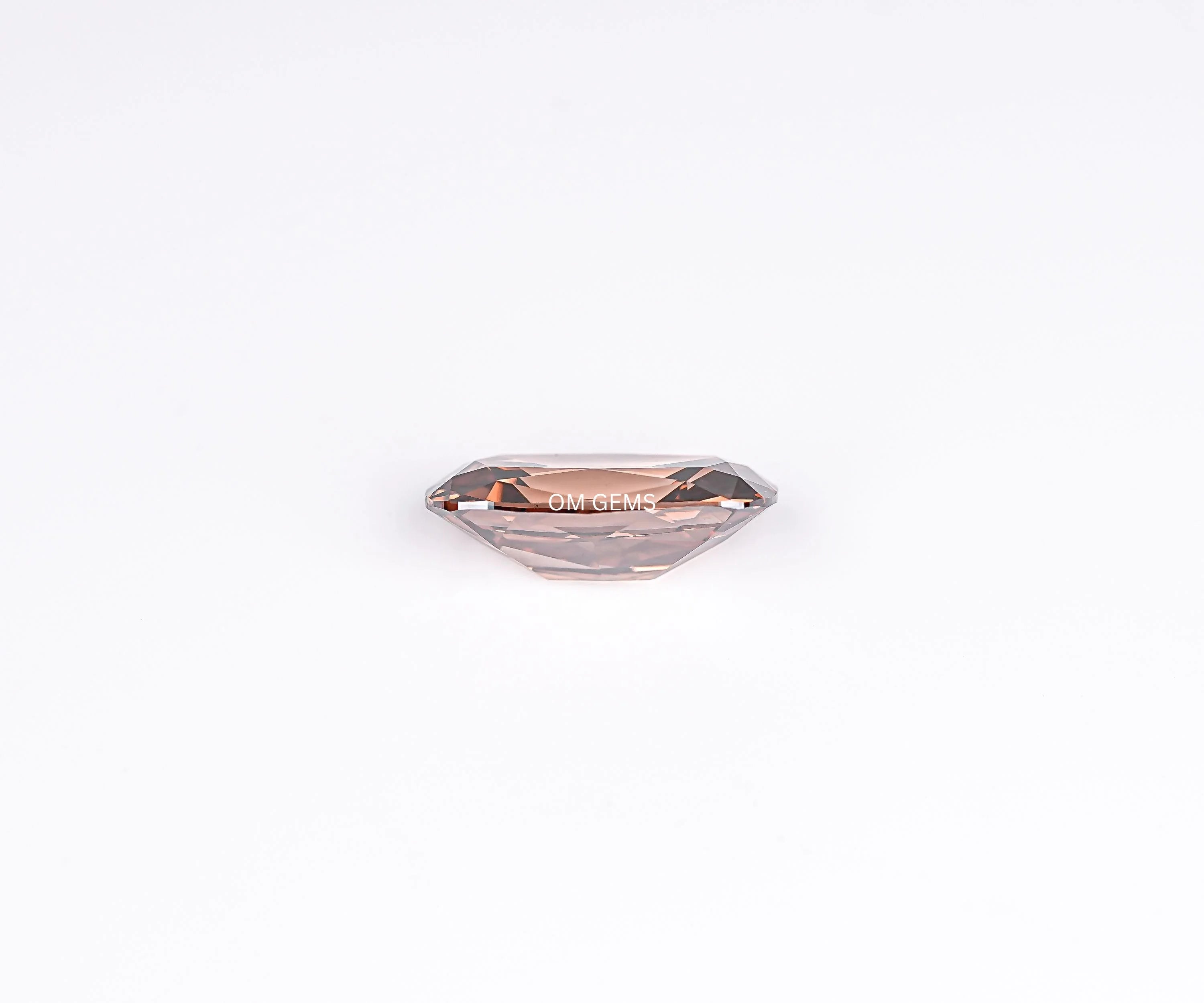Champagne Old Mine Cushion Lab Grown Diamond