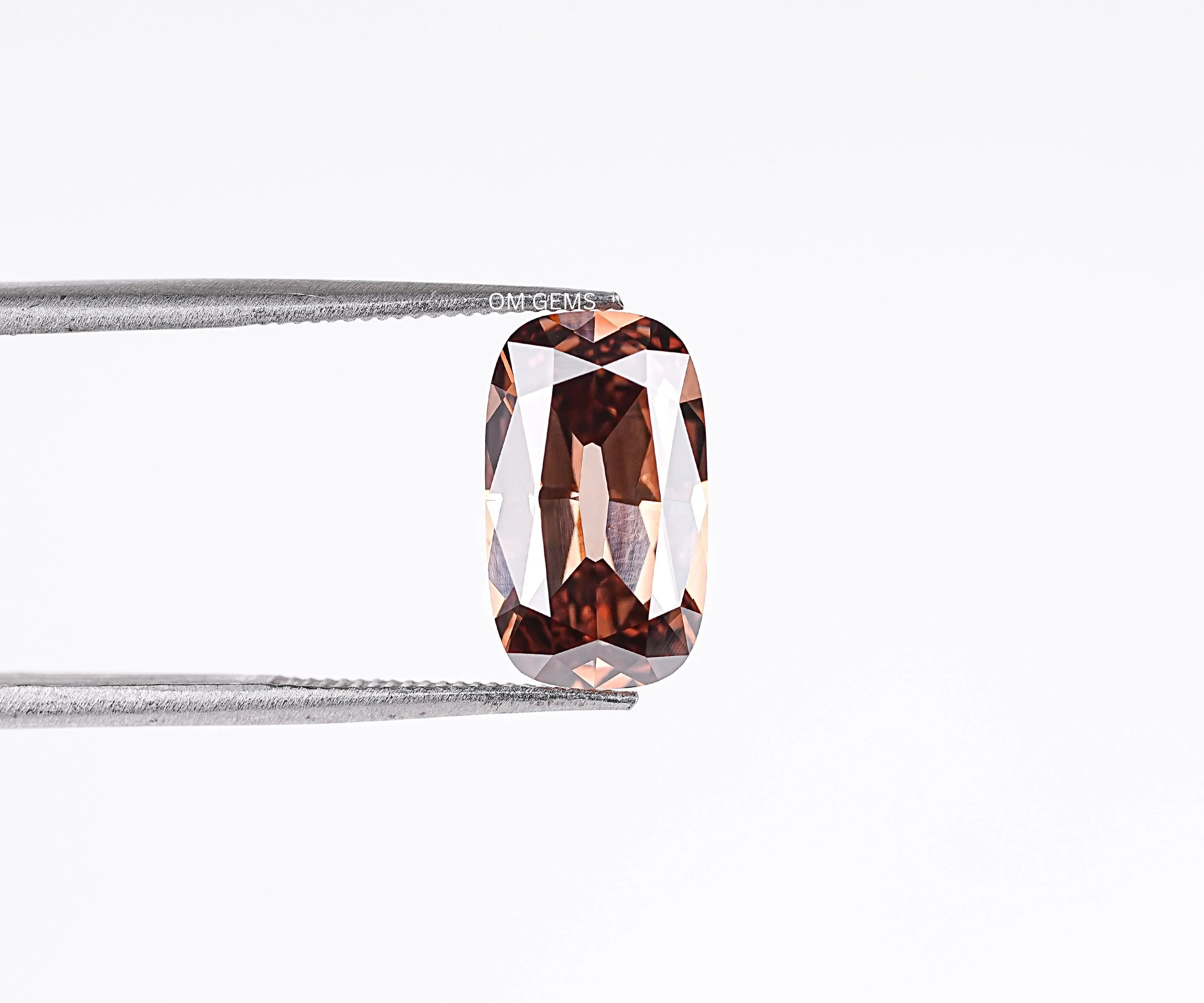 Champagne Old Mine Cushion Lab Grown Diamond