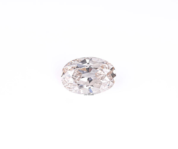 2.06 Carat Old Mine Oval Cut Lab Grown CVD Diamond Fancy Champagne Color VVS2 Clarity