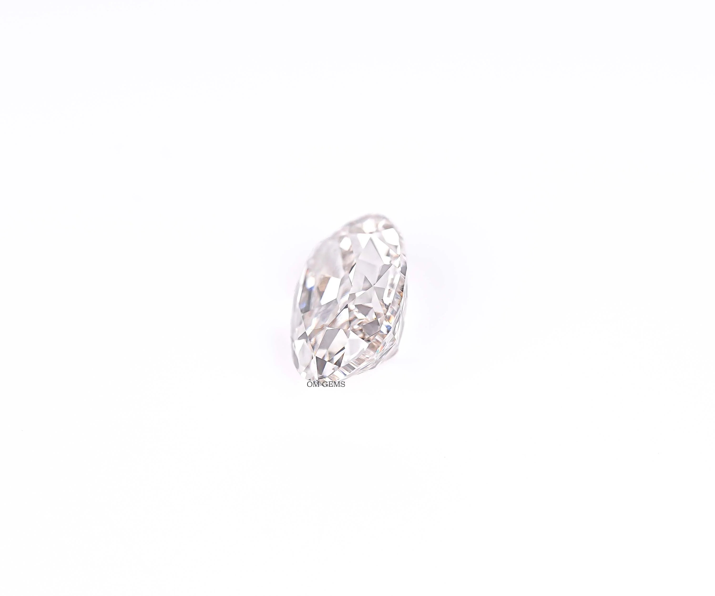 Champagne Old Mine Oval Cut Lab Diamond Loose
