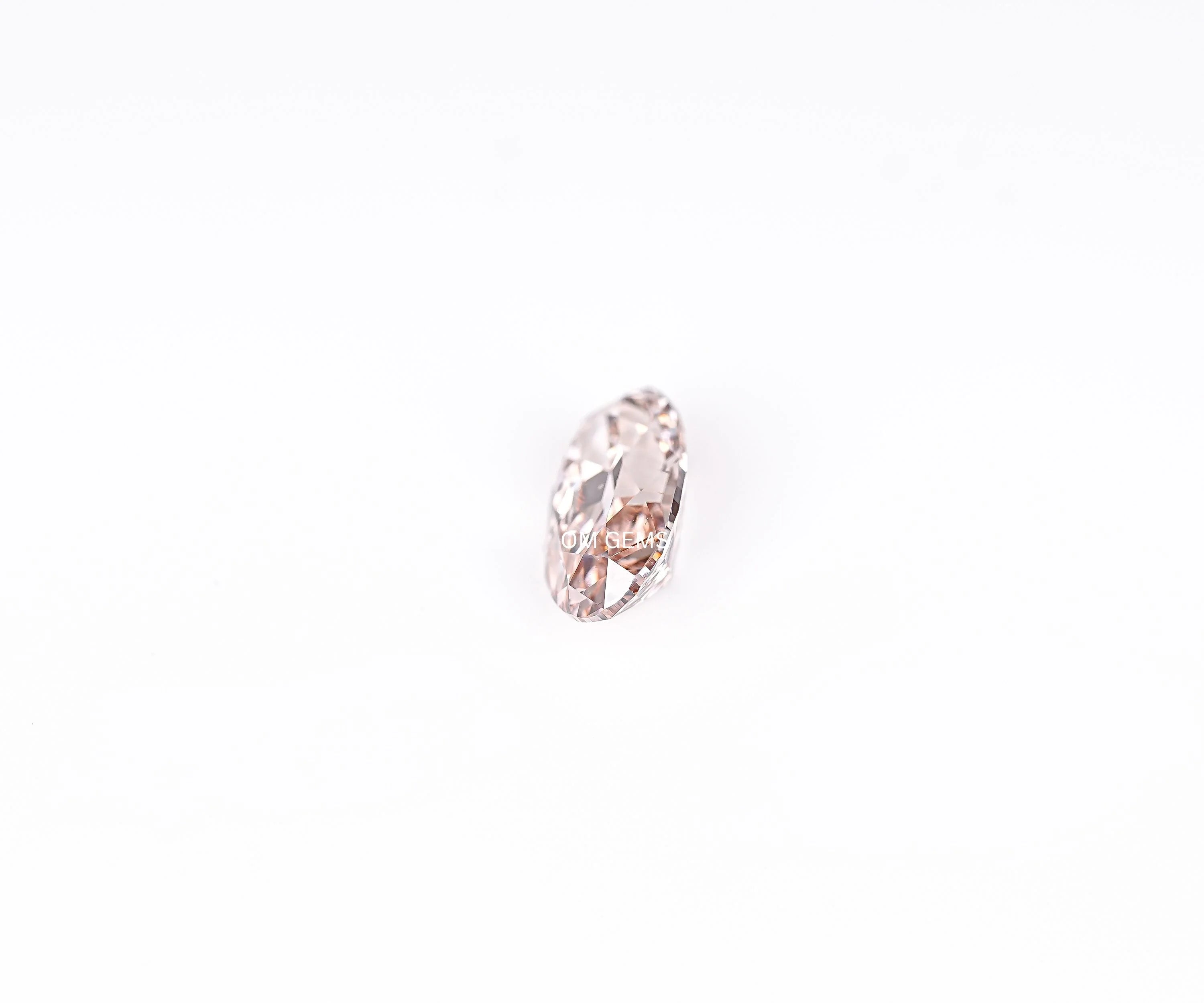 Champagne Old Mine Oval Lab Loose Diamond