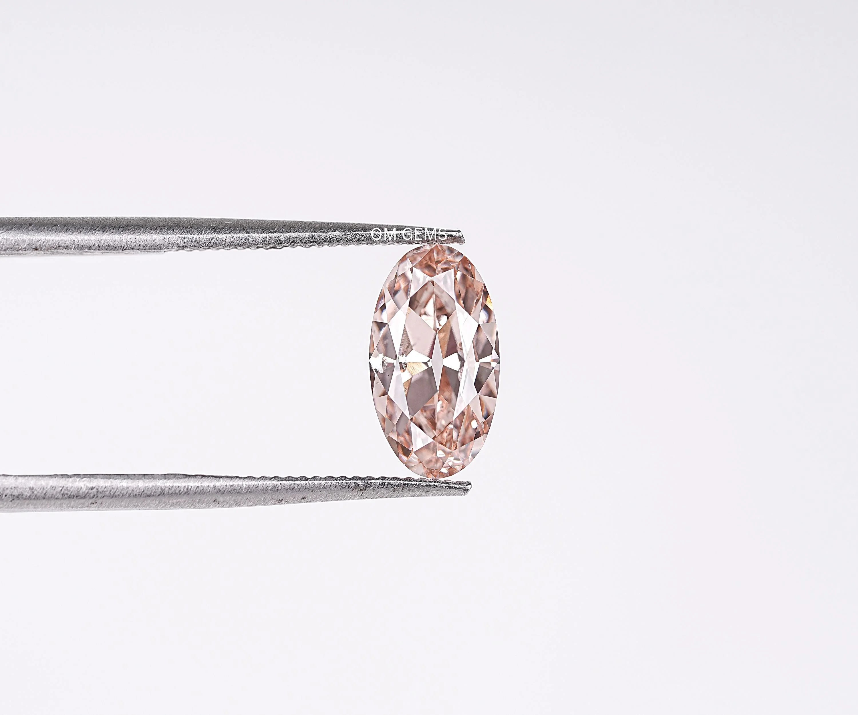 Champagne Old Mine Oval Lab Loose Diamond