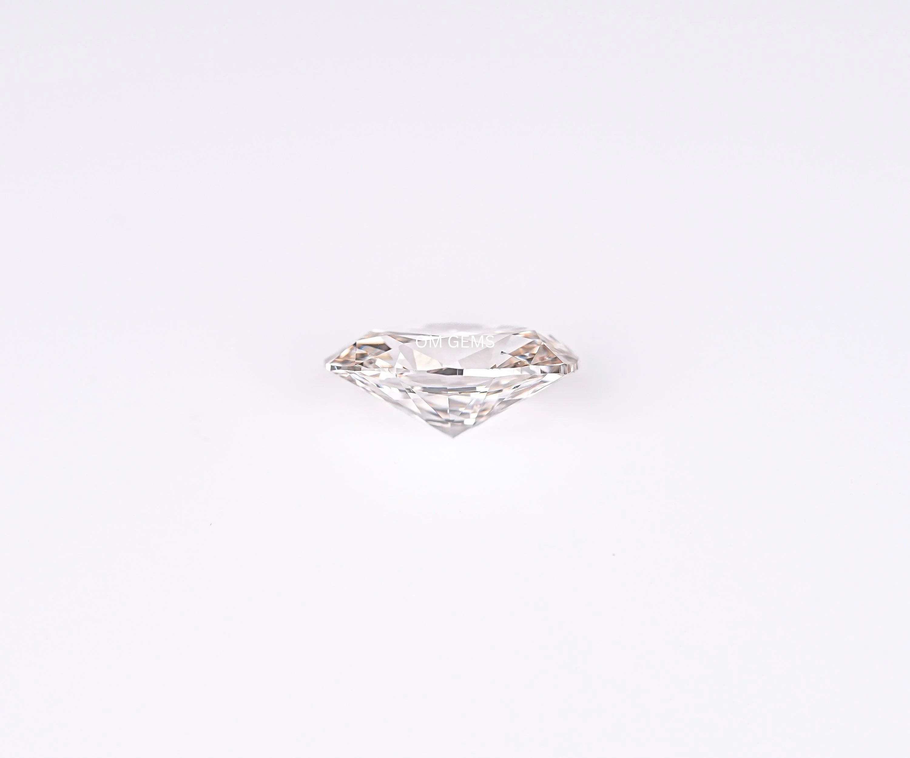 Champagne Oval Cut Lab Grown Diamond Loose
