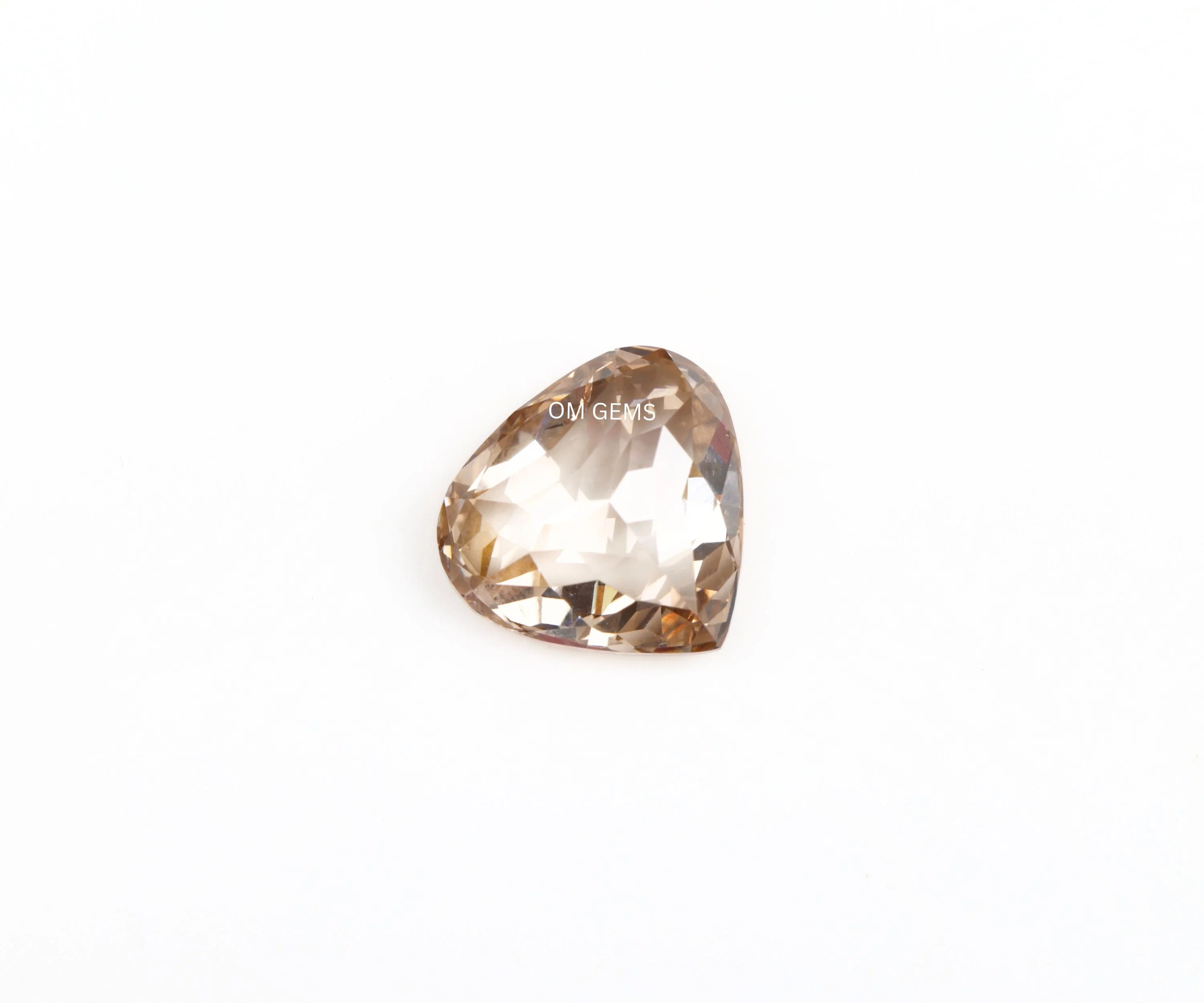 Champagne Pear Cut Lab Grown Diamond
