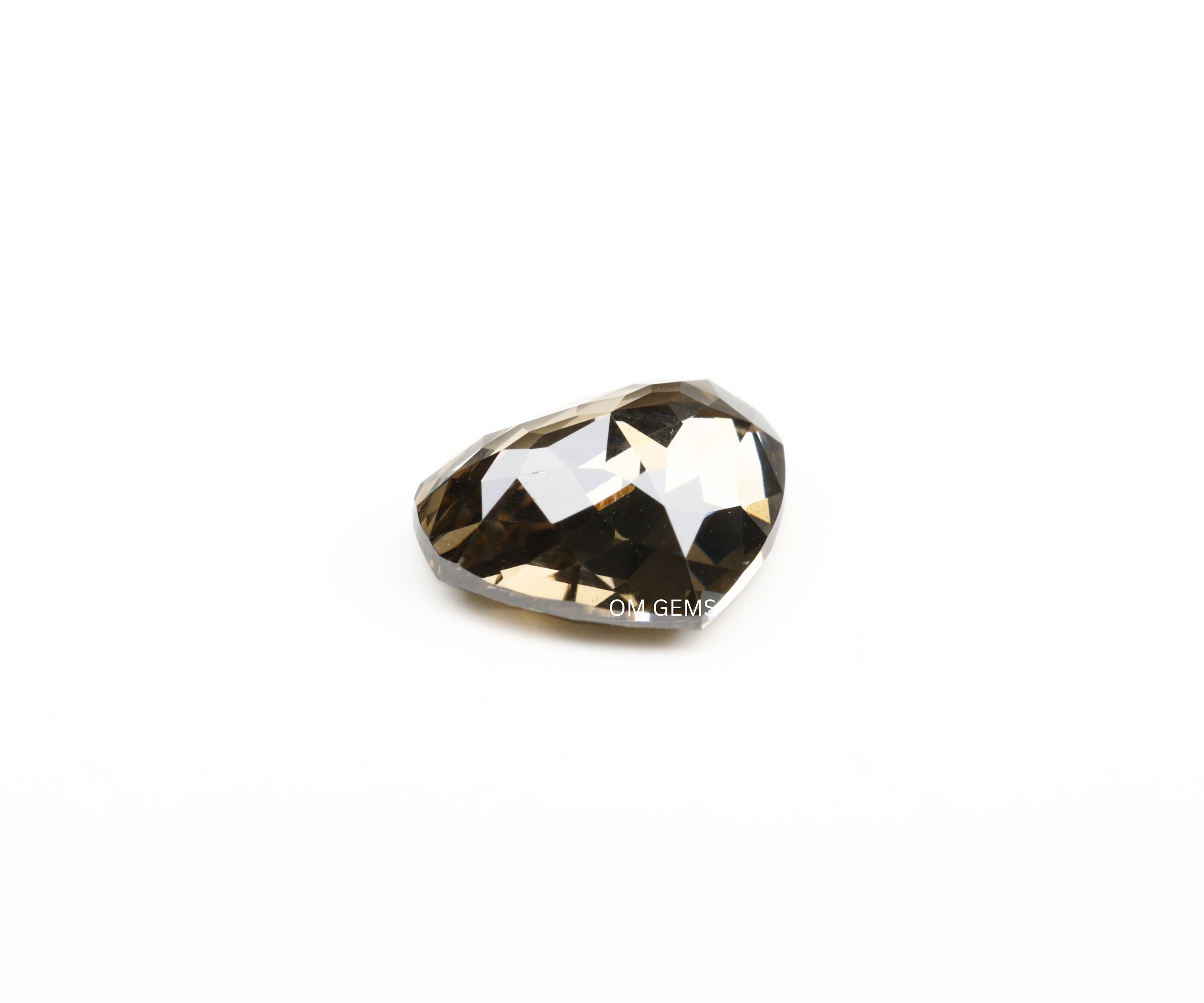 Champagne Pear Cut Lab Loose Diamond