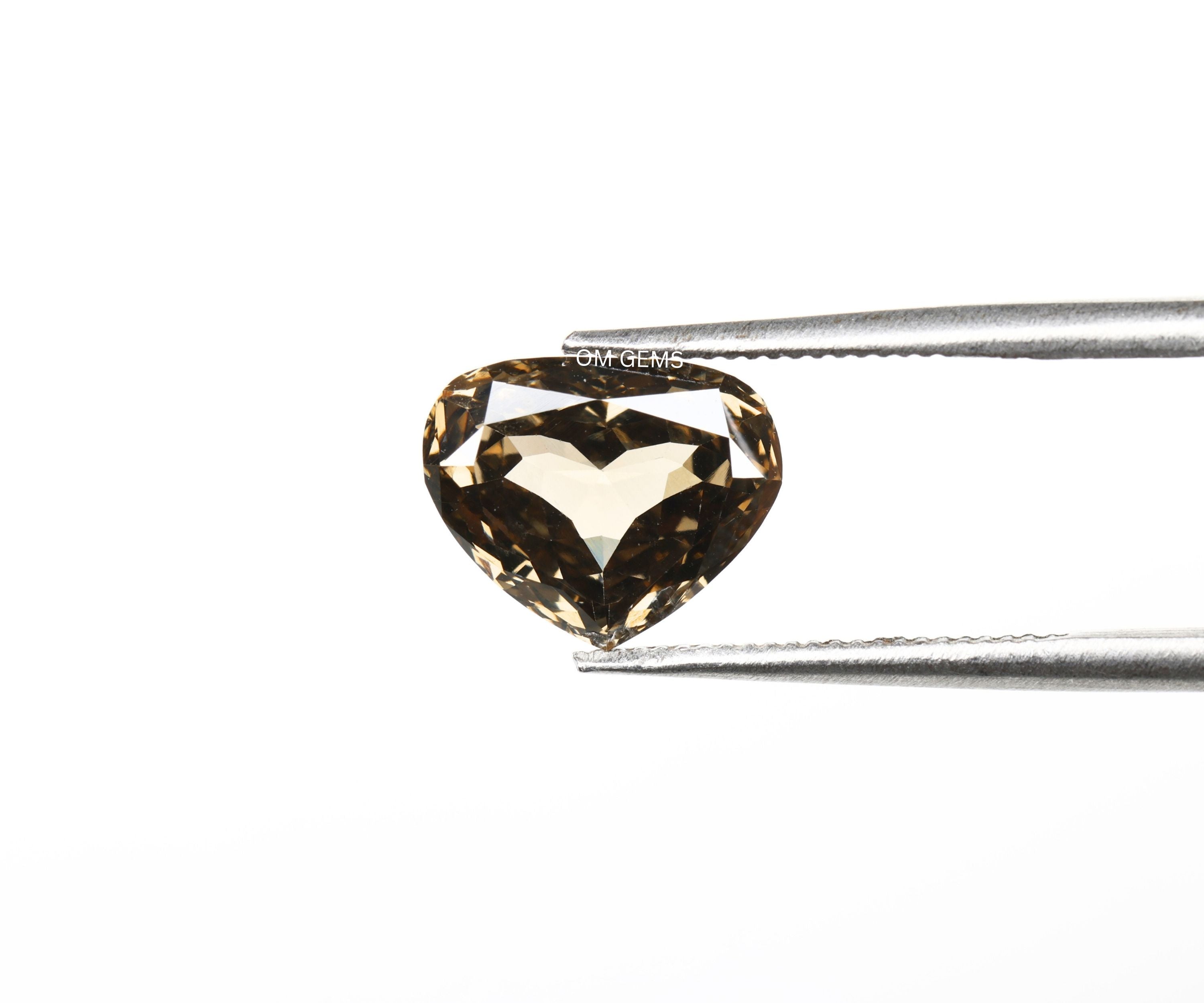 Champagne Pear Cut Lab Loose Diamond