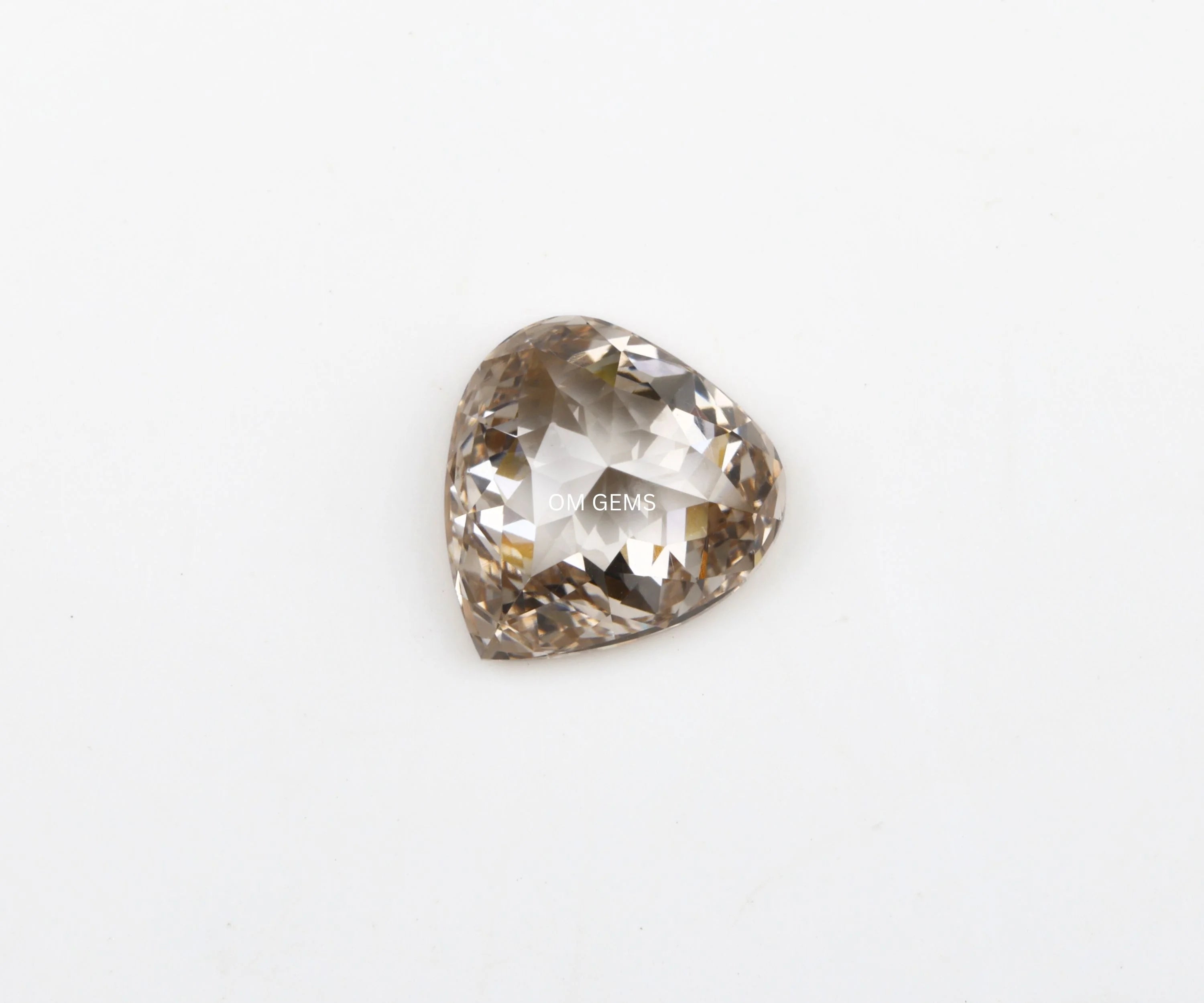 Champagne Pear Shape Lab Loose Diamond