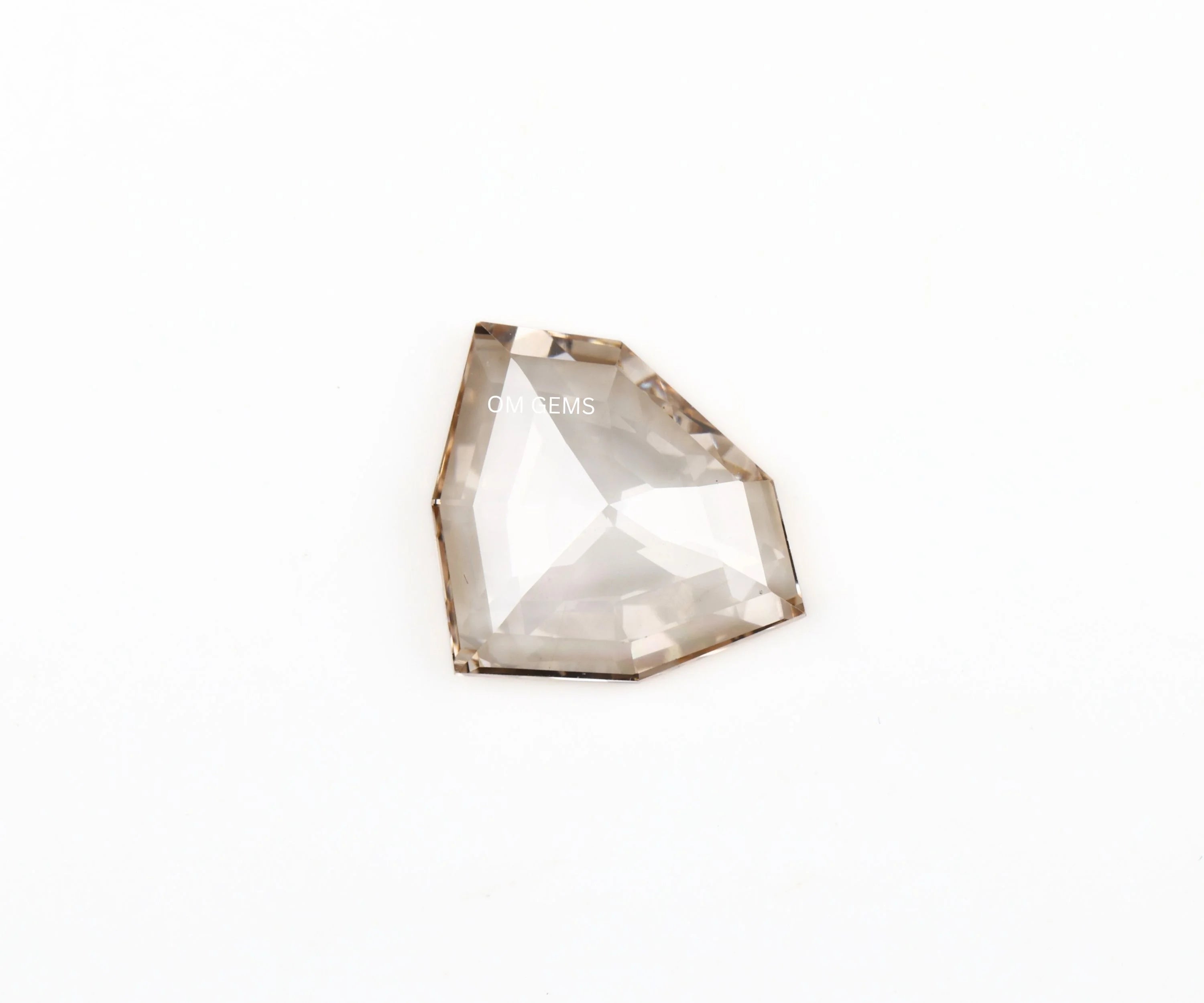 Champagne Shield Cut Lab Loose Diamond
