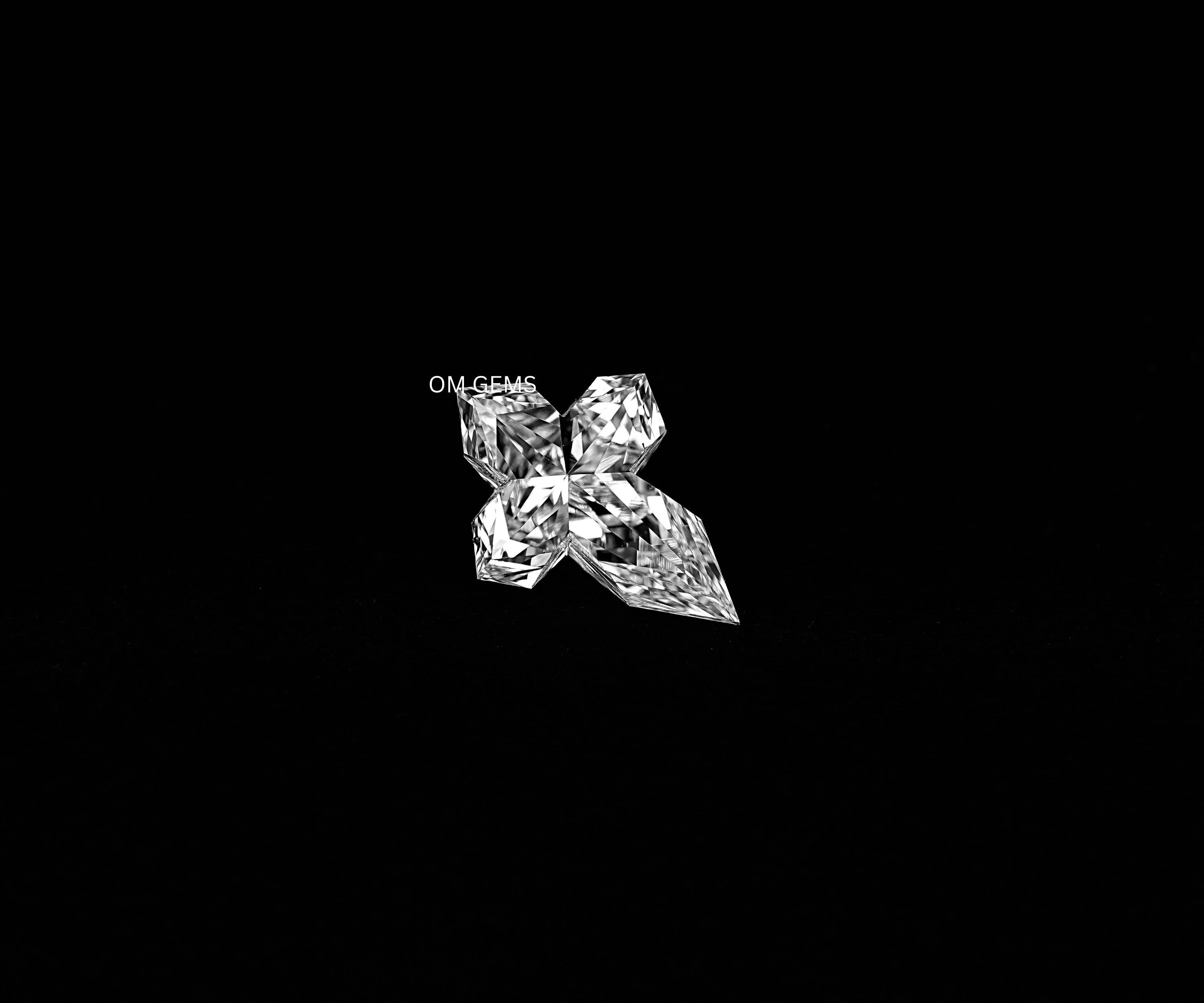 Christ Cross Lab Grown Loose Diamond