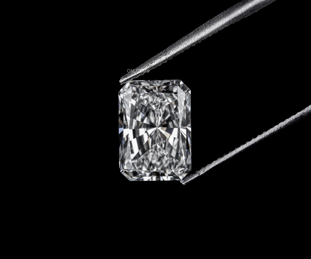 1.51 Carat Radiant Brilliant Cut Lab Grown Loose Diamond