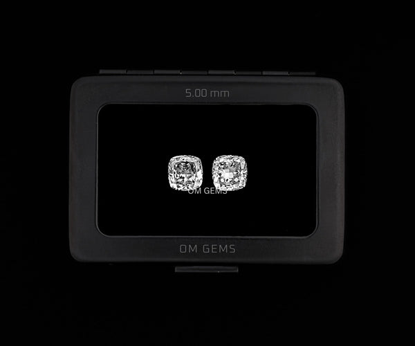 5.00mm Cushion Shape Melee Loose Lab Grown CVD Diamond DEF Color VVS VS Clarity
