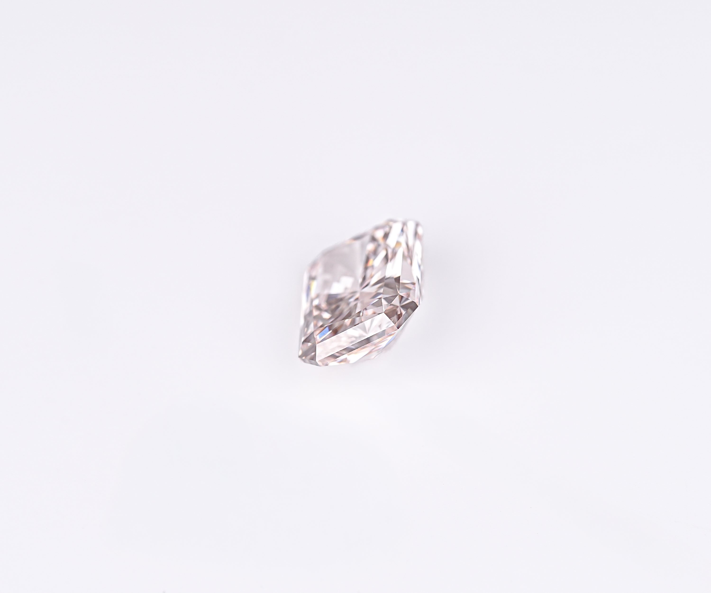 Fancy Pink Radiant Cut Lab Grown Diamond