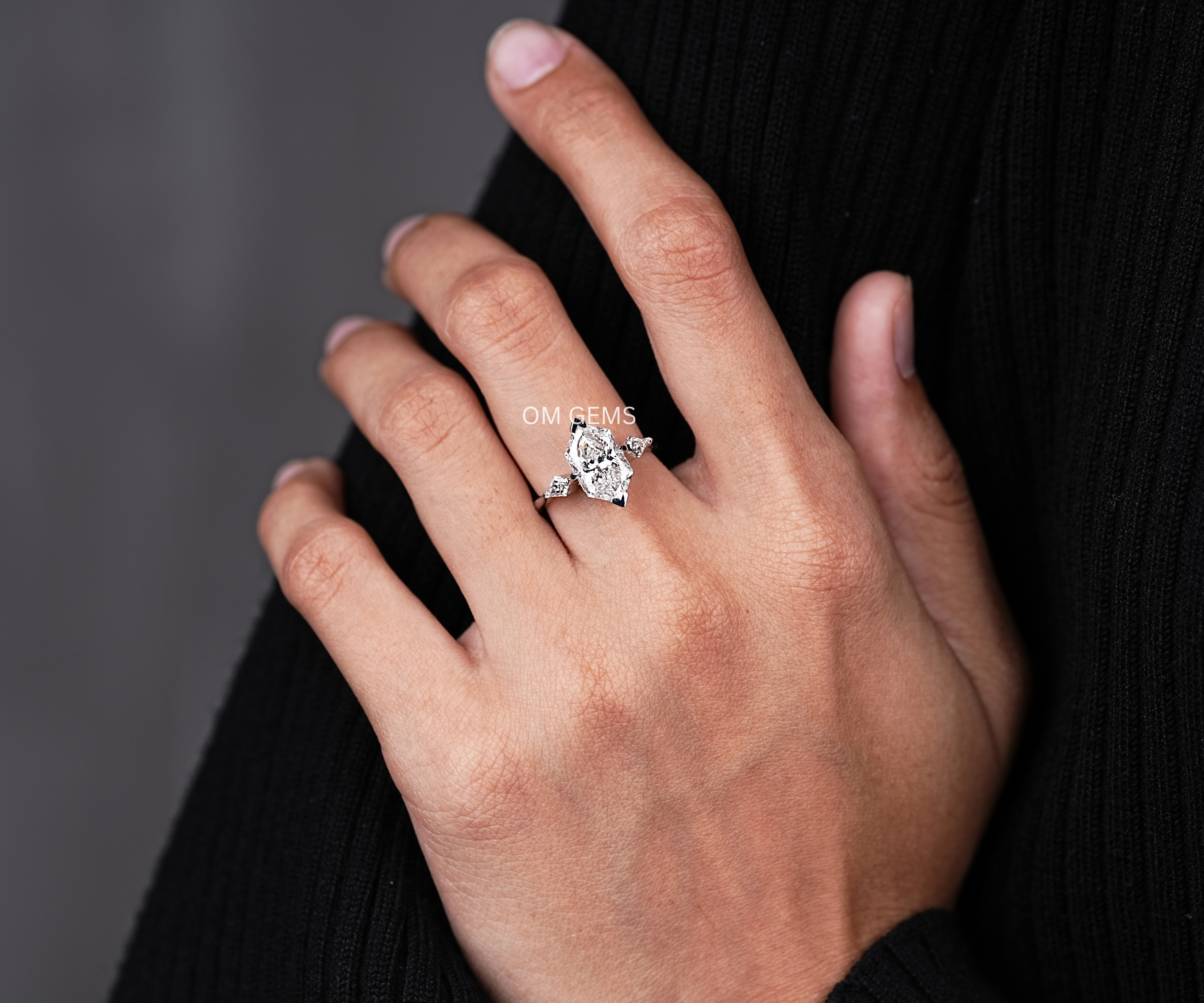 Dutch Marquise Diamond Three-Stone Ring
