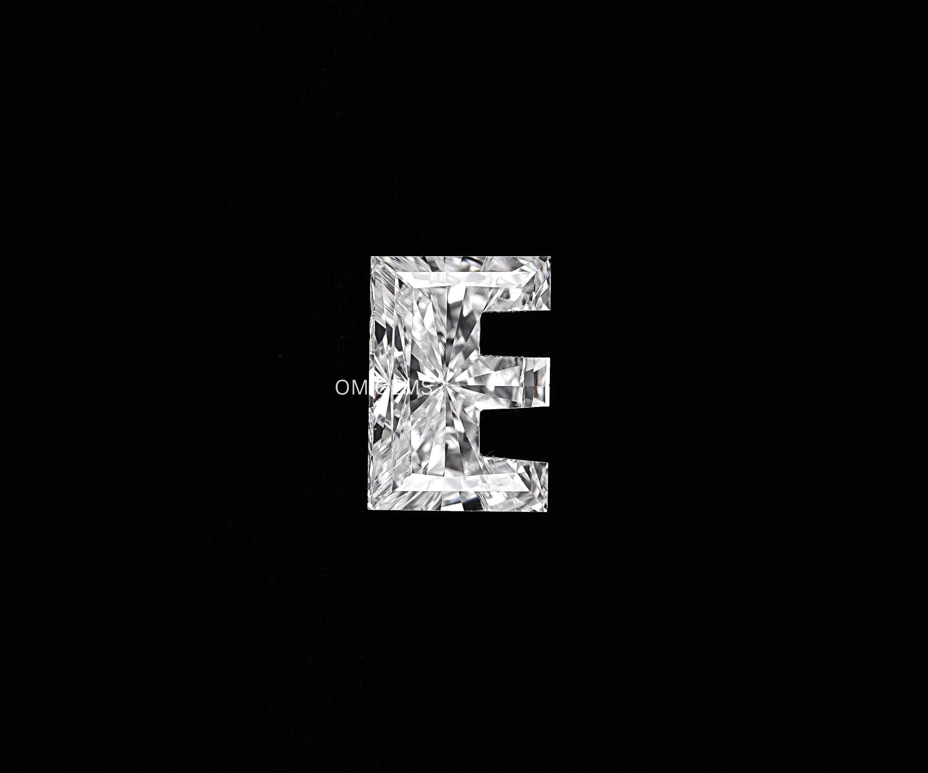E Alphabet Lab Grown Diamond