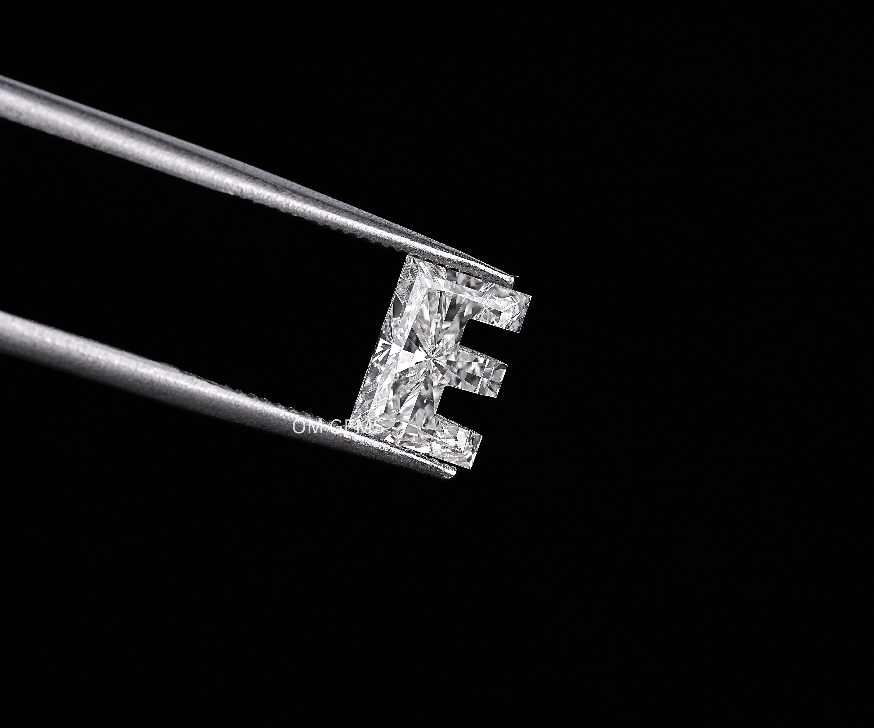 E Alphabet Lab Grown Diamond