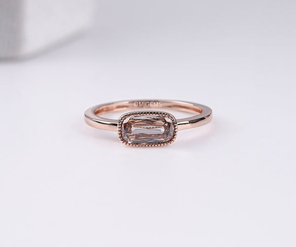 Solitaire East-West Ashoka Cut Lab Grown Diamond Anniversary Ring