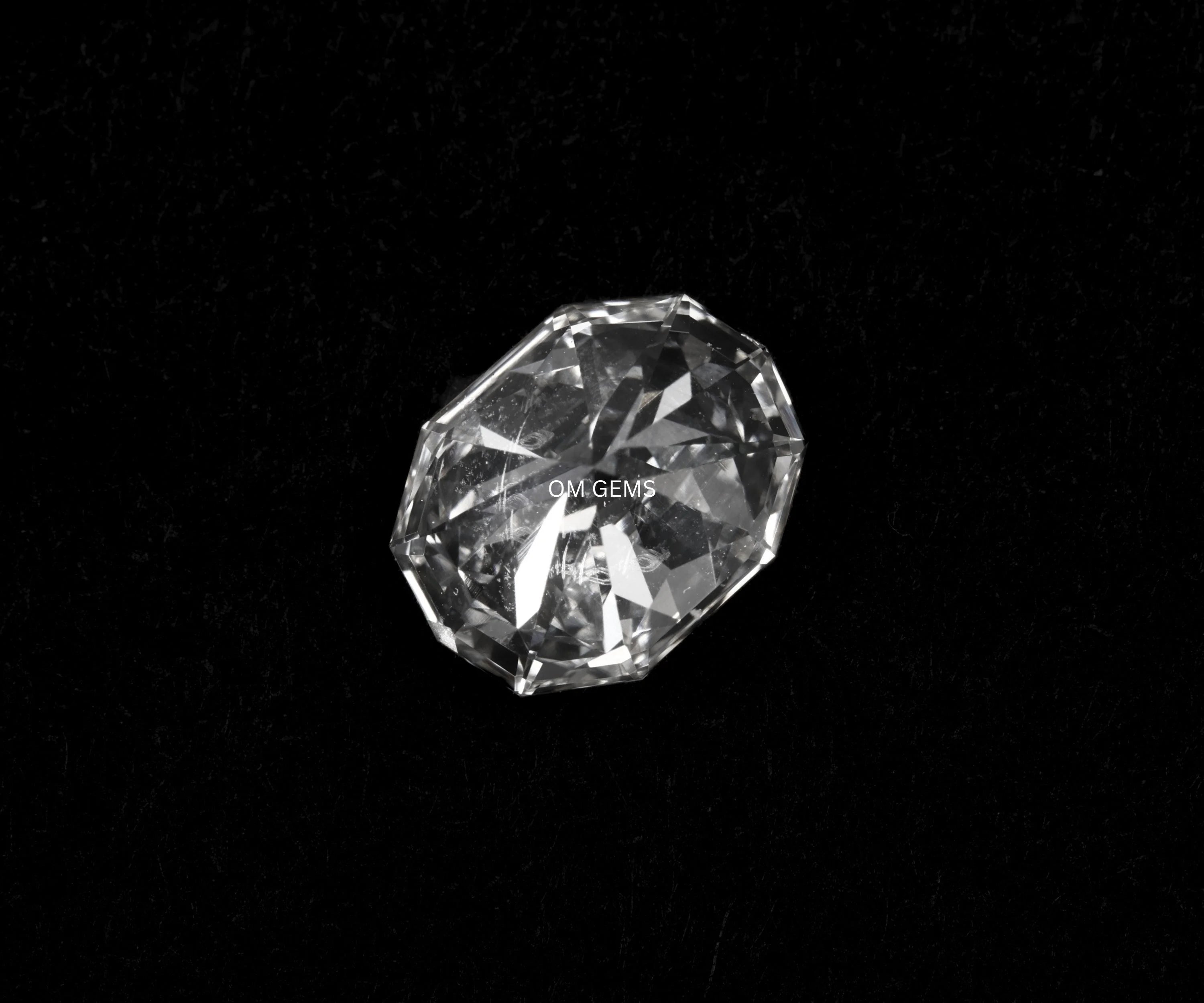 Elongated Octagon Cut Lab Grown Diamond