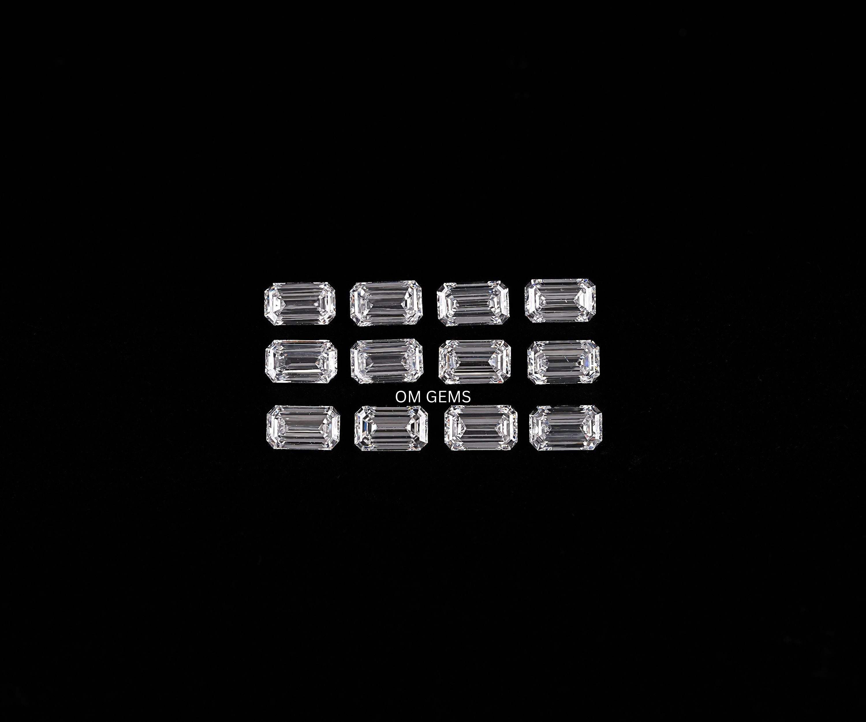 5.0 x 3.0 MM Emerald Cut Lab Grown Melee Diamond