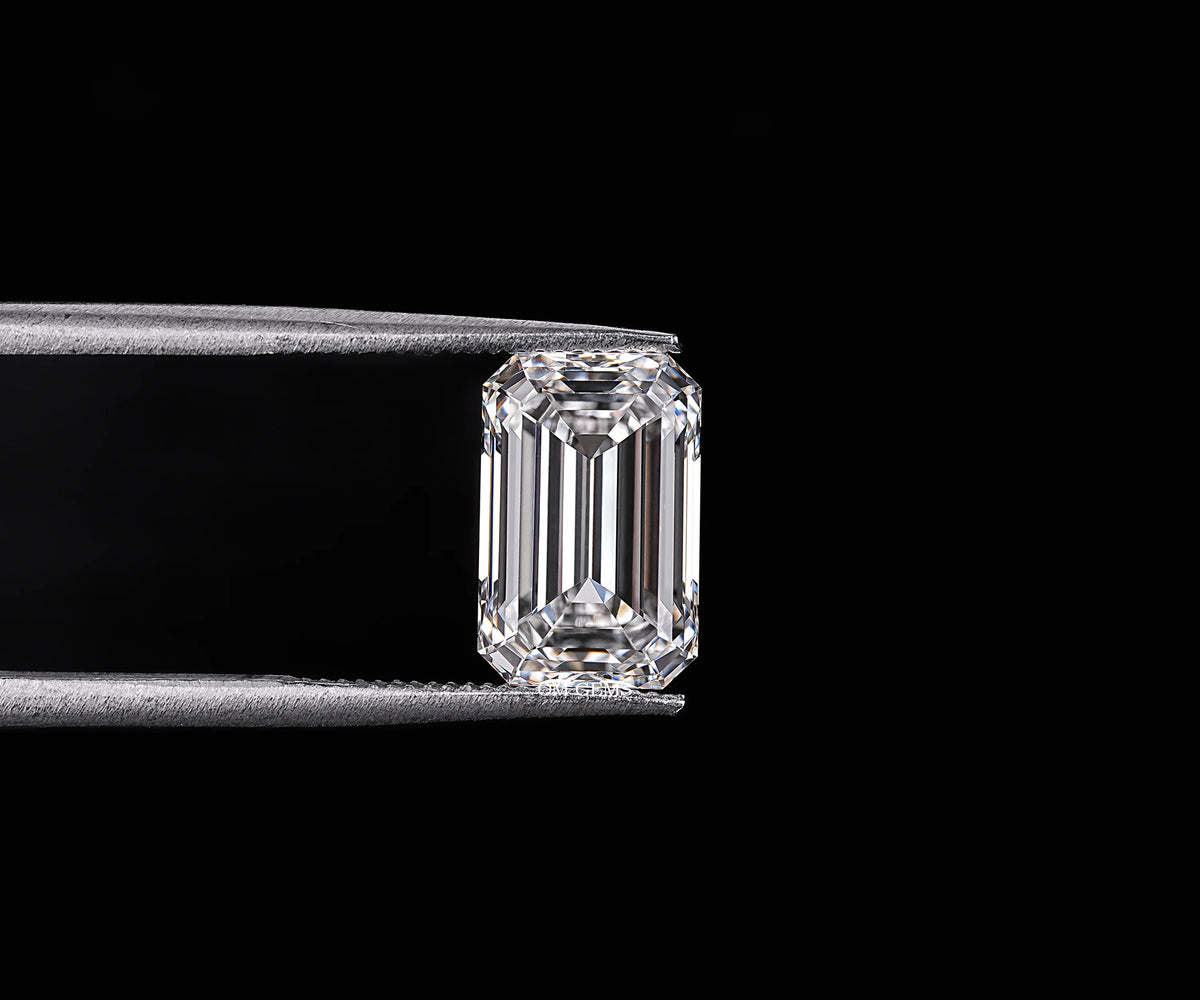 Emerald Brilliant Cut Lab Grown Loose Diamond