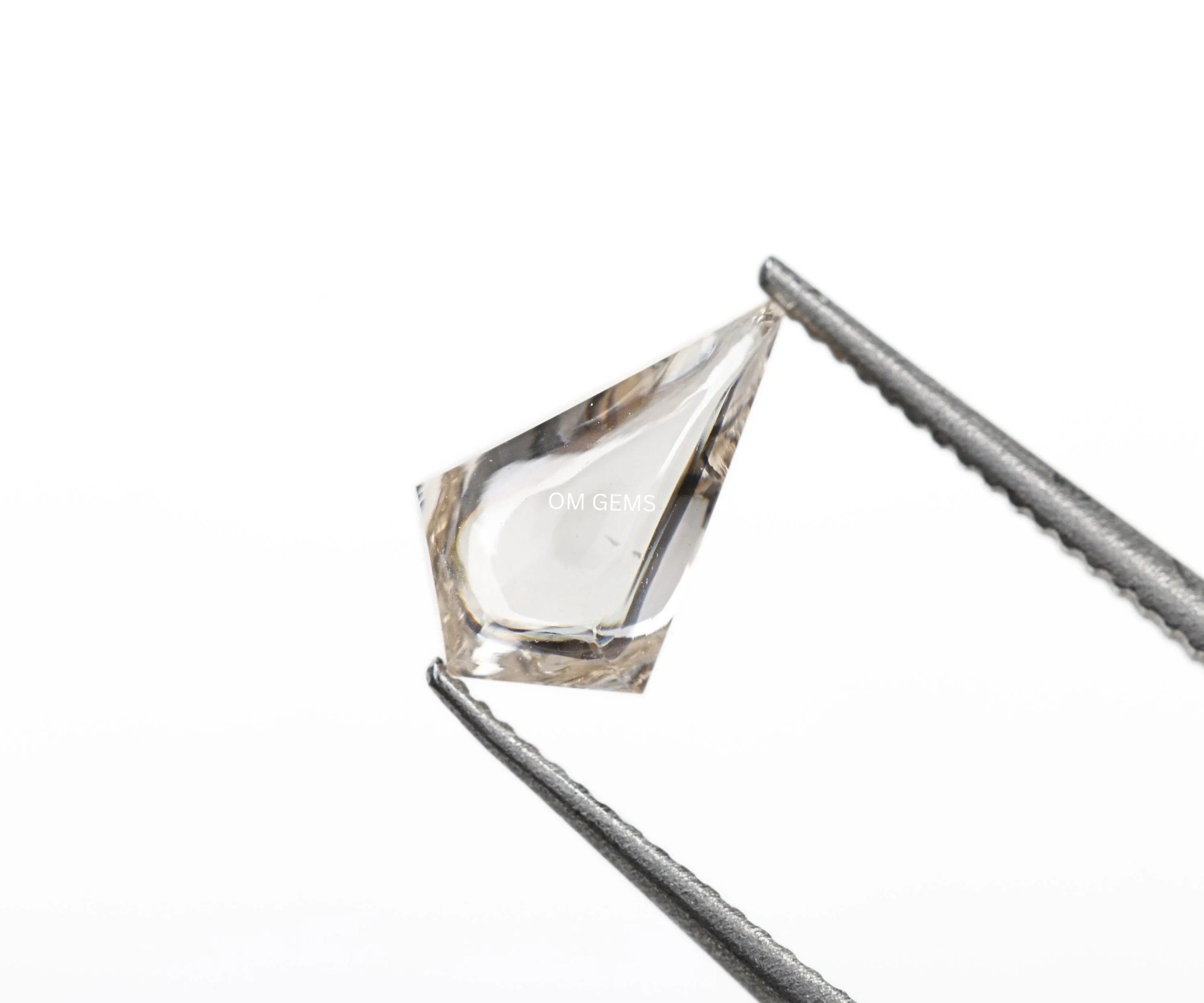 Fancy Champagne Kite Cut Lab Diamond