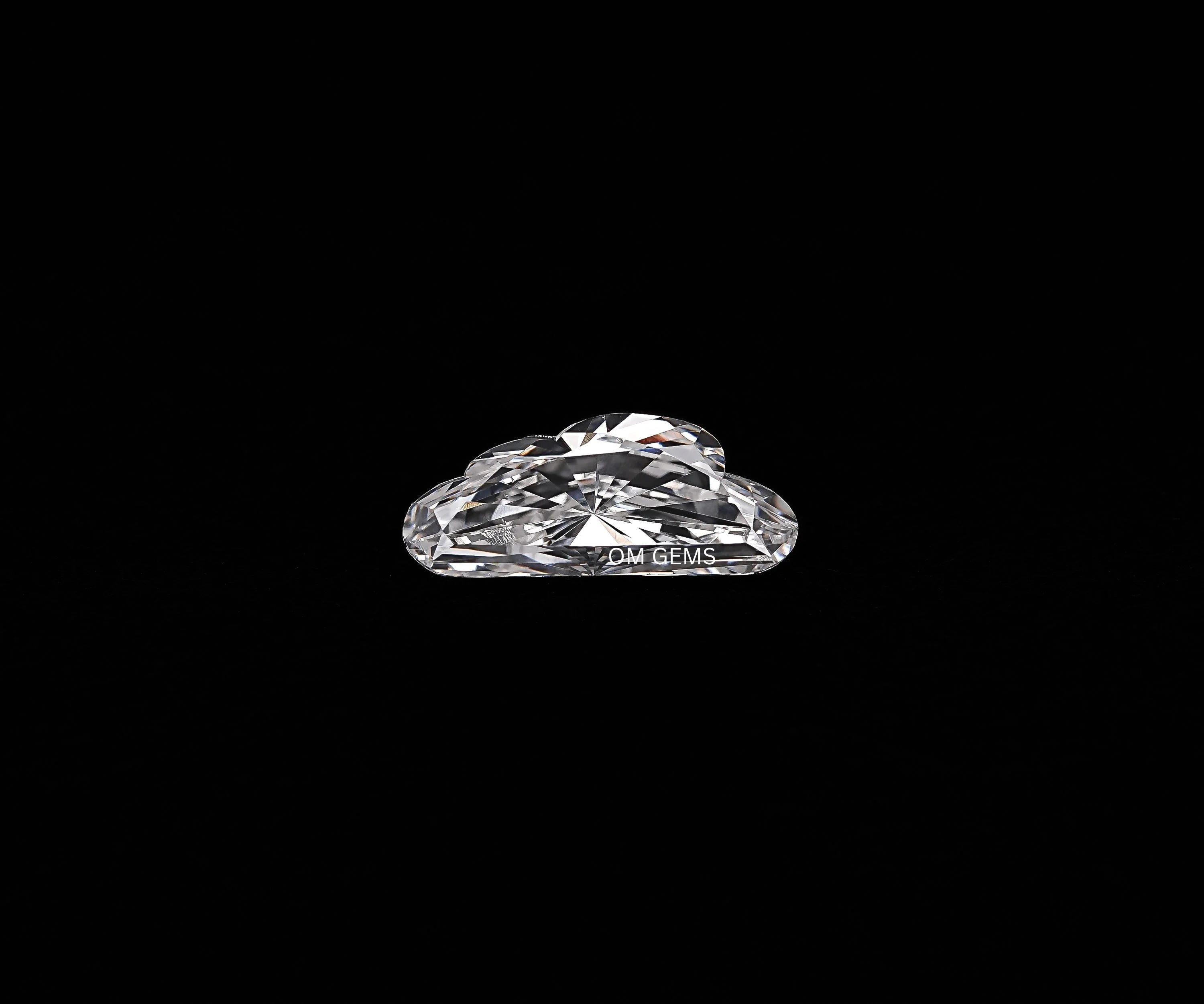 Fancy Cloud Cut Lab Grown Loose Diamond