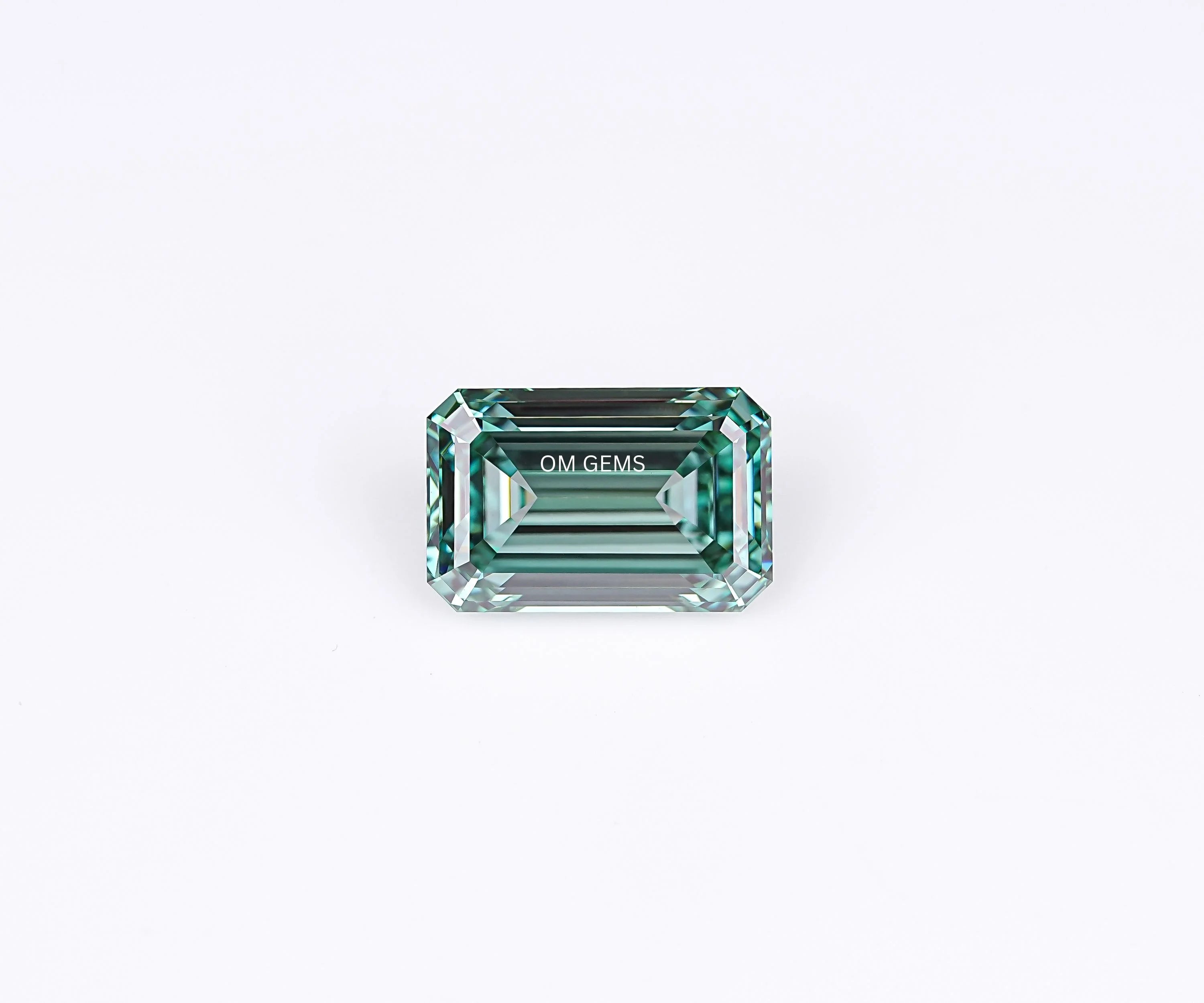 Fancy Green Emerald Cut Lab Grown Diamond