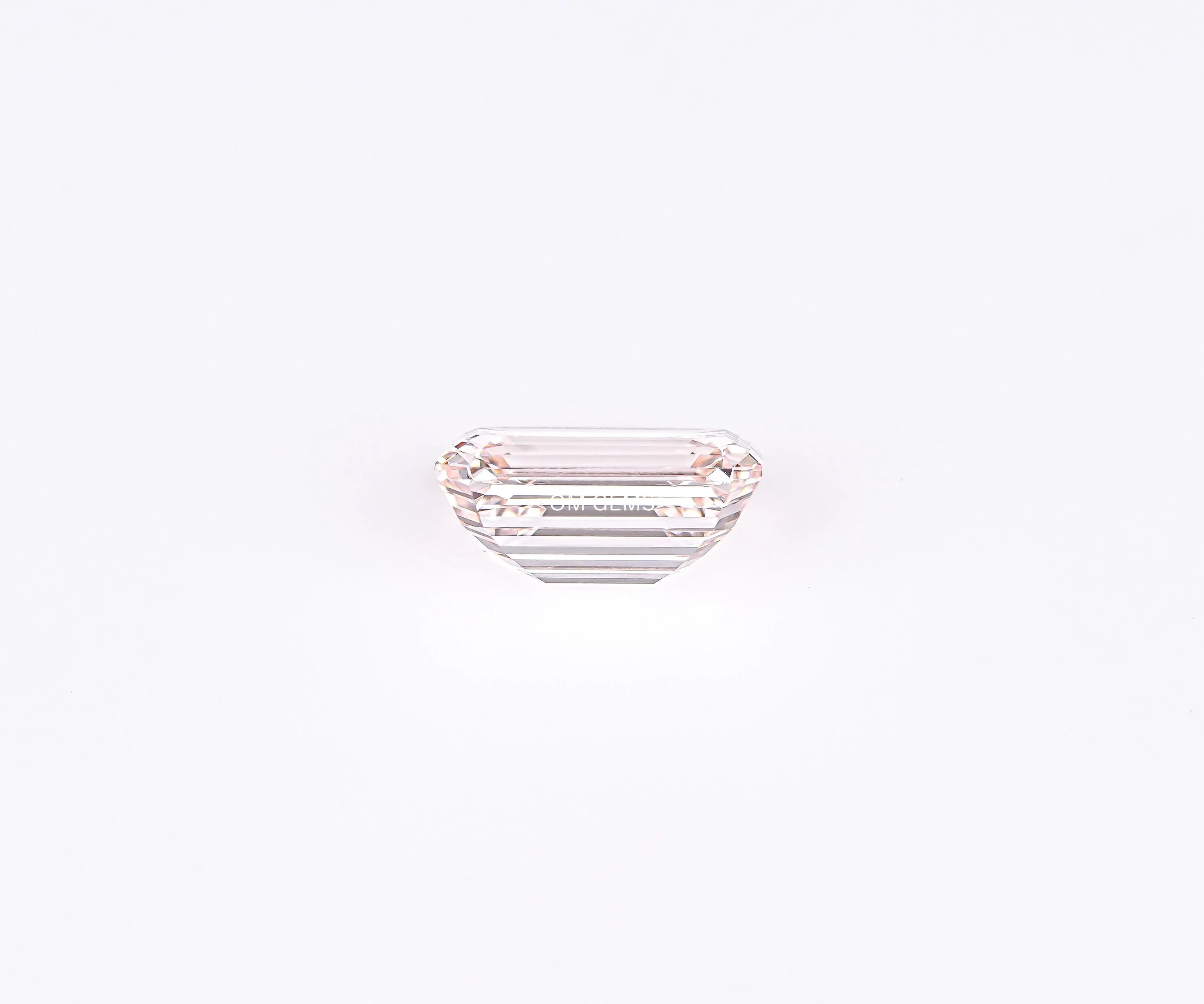 Fancy Pink Emerald Cut Lab Loose Diamond