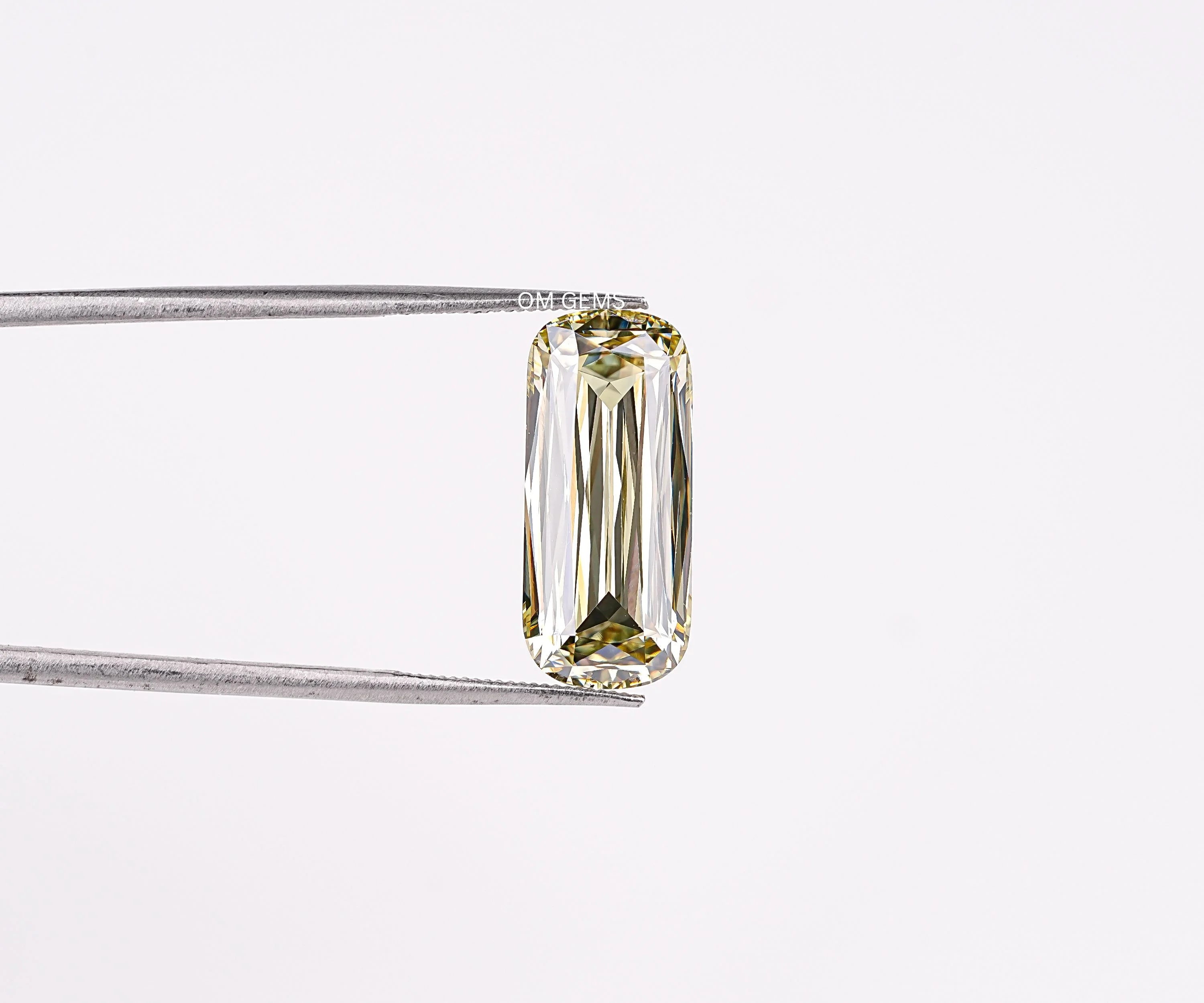 Fancy Yellow Ashoka Criss Cross Cut Lab Diamond