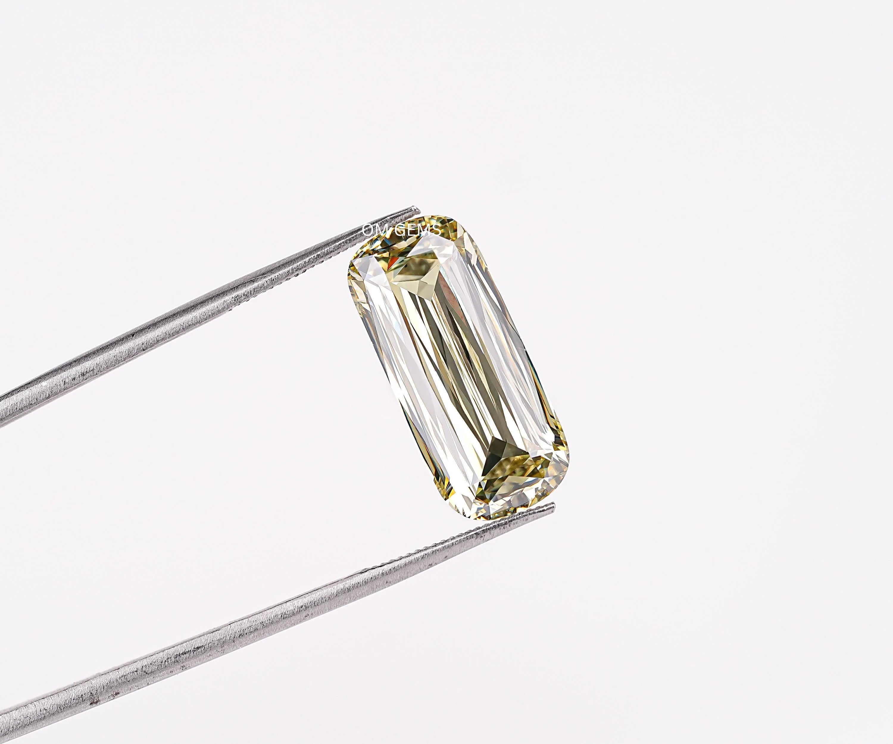 Fancy Yellow Ashoka Criss Cross Cut Lab Diamond