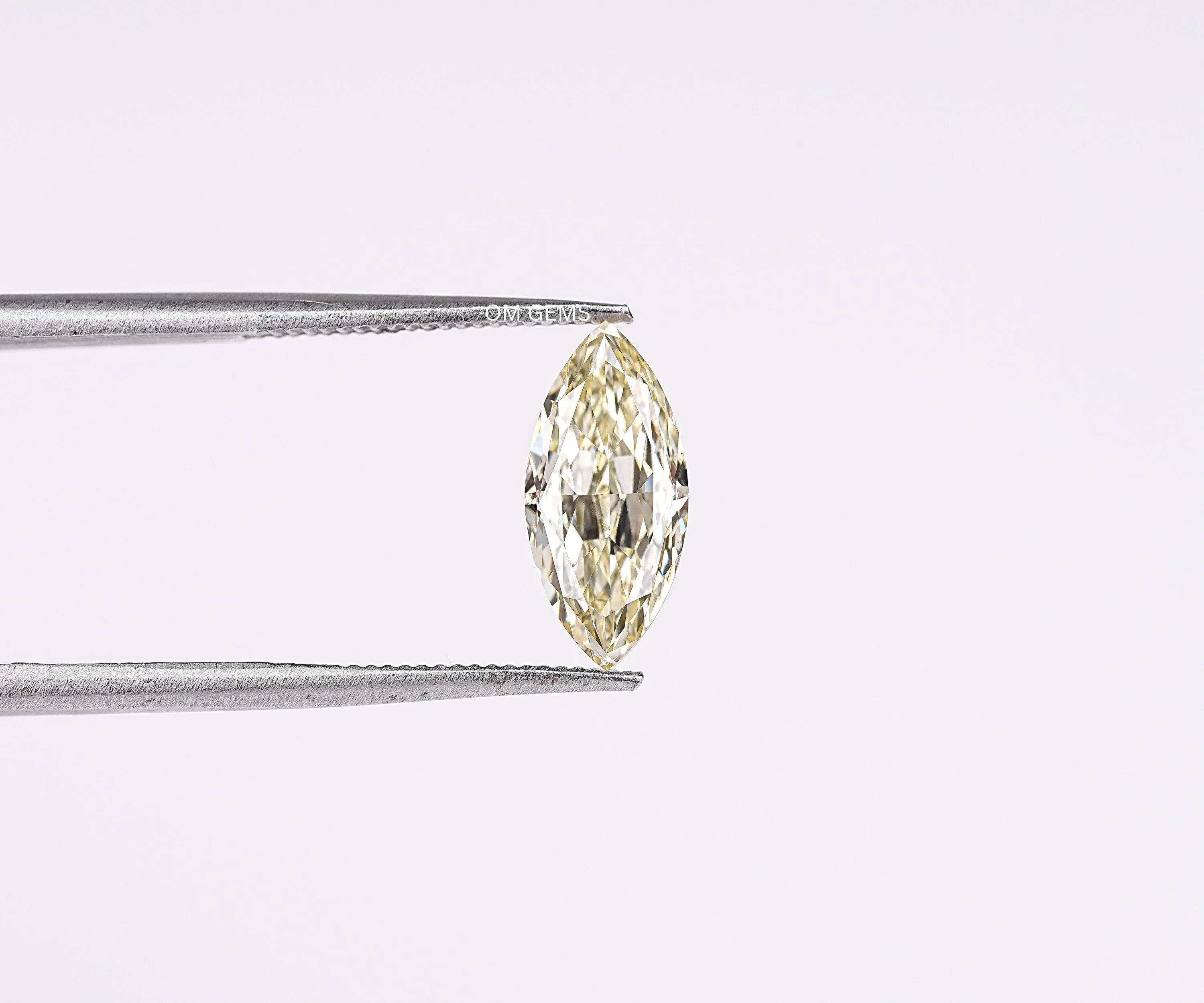 Fancy Yellow Marquise Cut Lab Grown Diamond