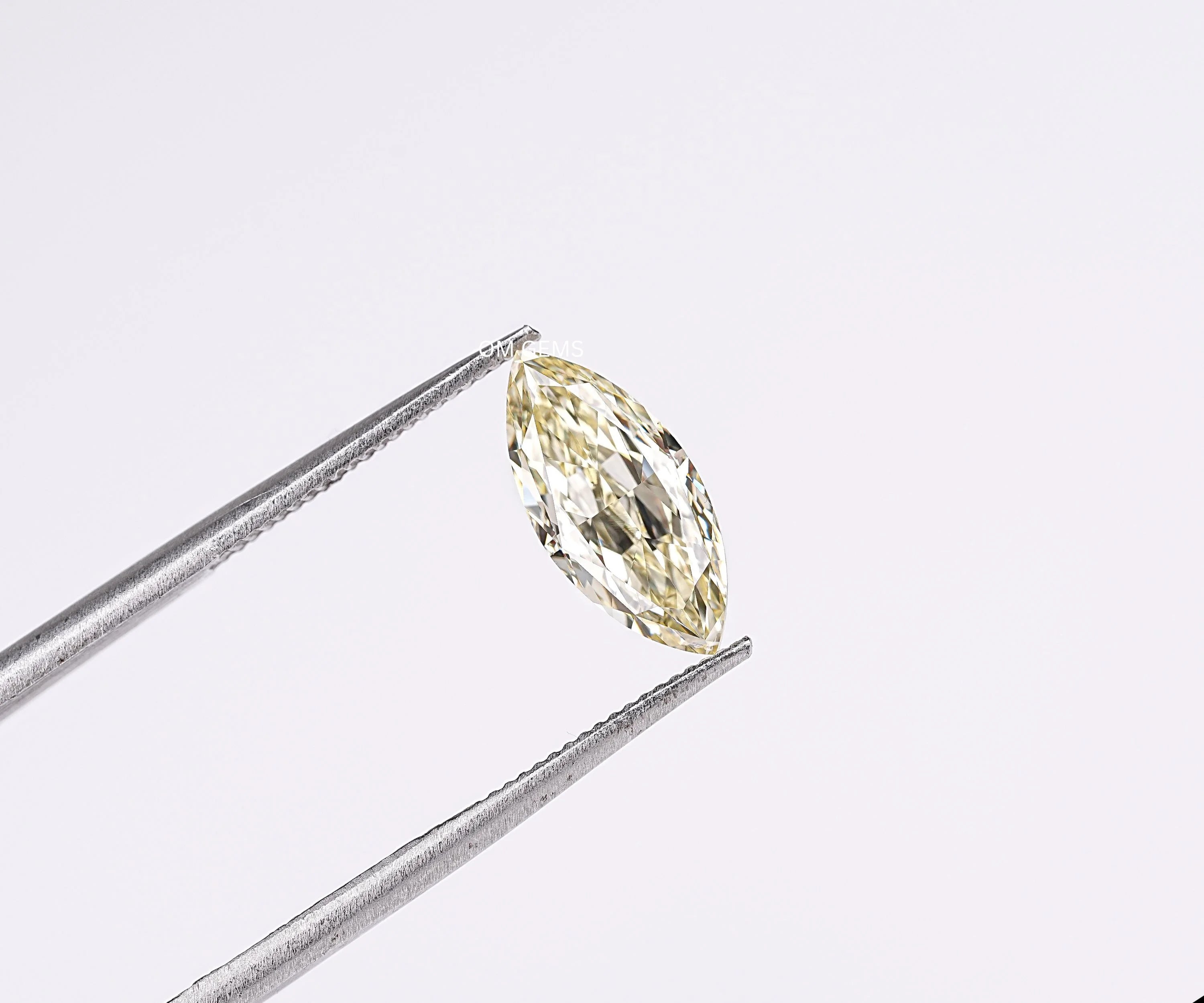 Fancy Yellow Marquise Cut Lab Grown Diamond