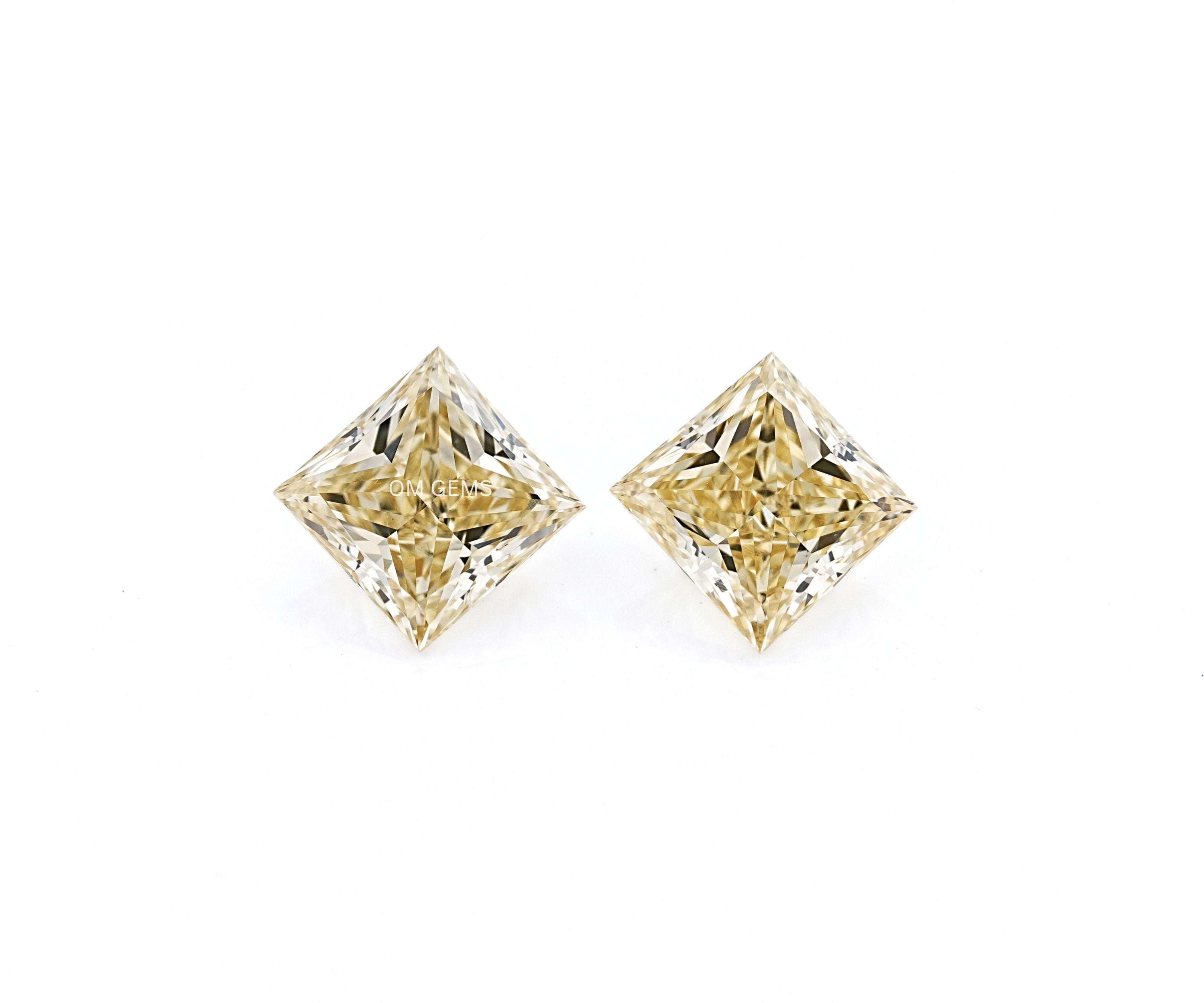 Fancy Yellow Princess Cut Loose Diamond