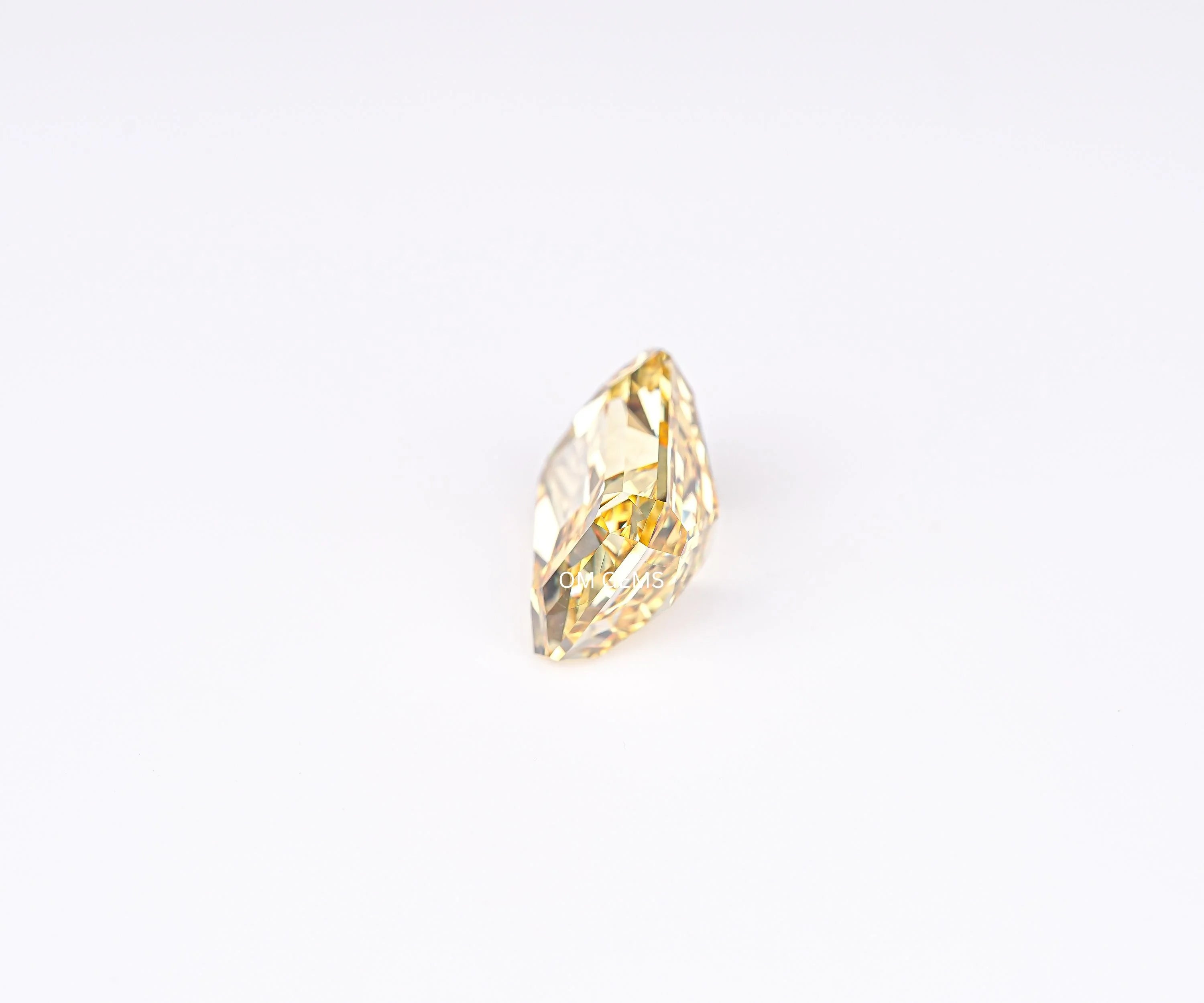 Fancy Yellow Radiant Shaped Lab Grown Diamond