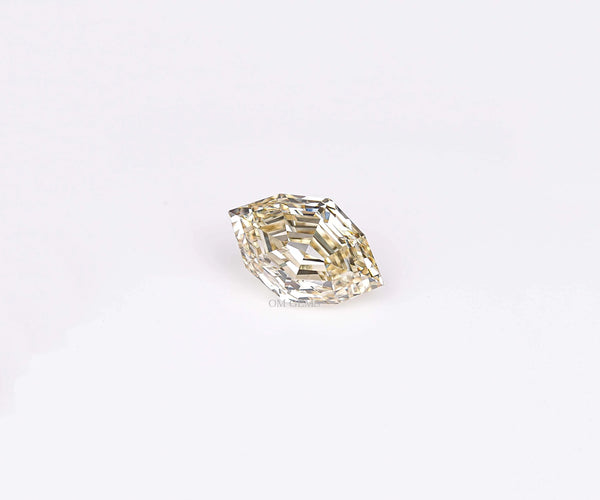 1.68 Carat Marquise Cut Lab Grown CVD Diamond Fancy Yellow Color VS2 Clarity
