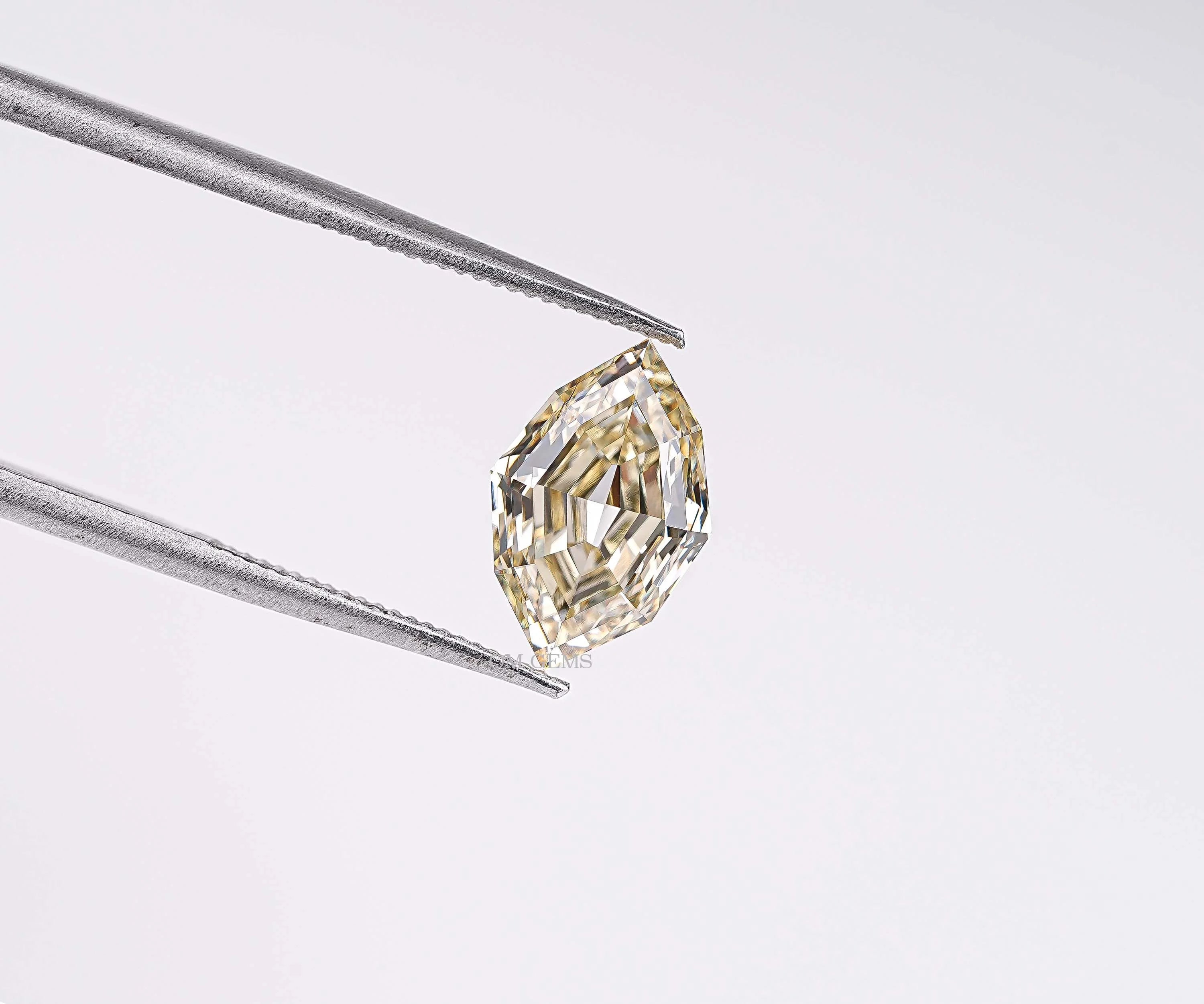 Fancy Yellow Step Marquise Cut Lab Grown Diamond