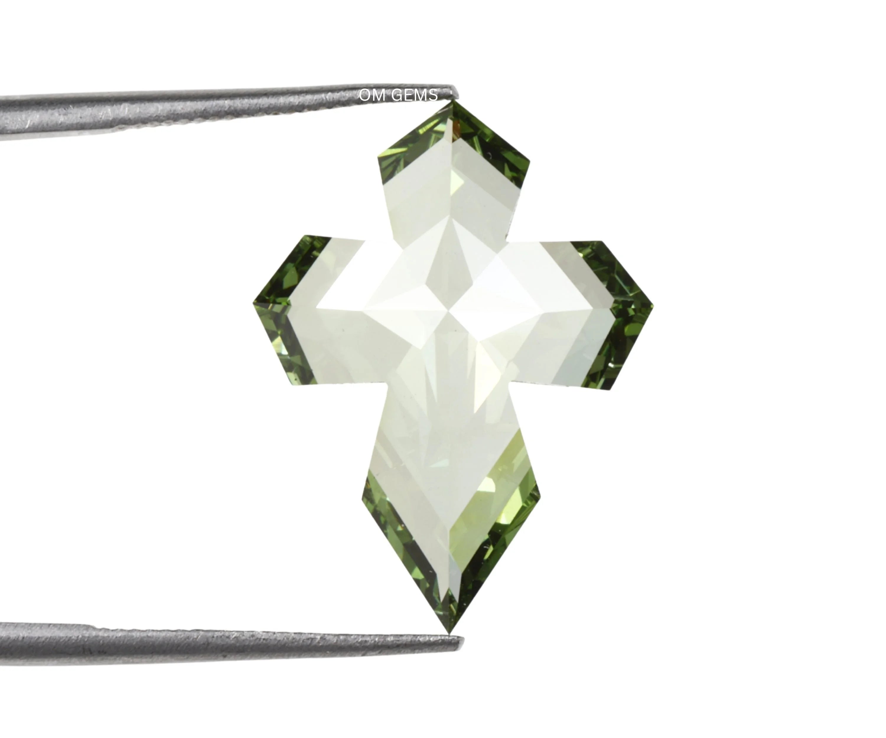 Green Christ Cross Lab Diamond