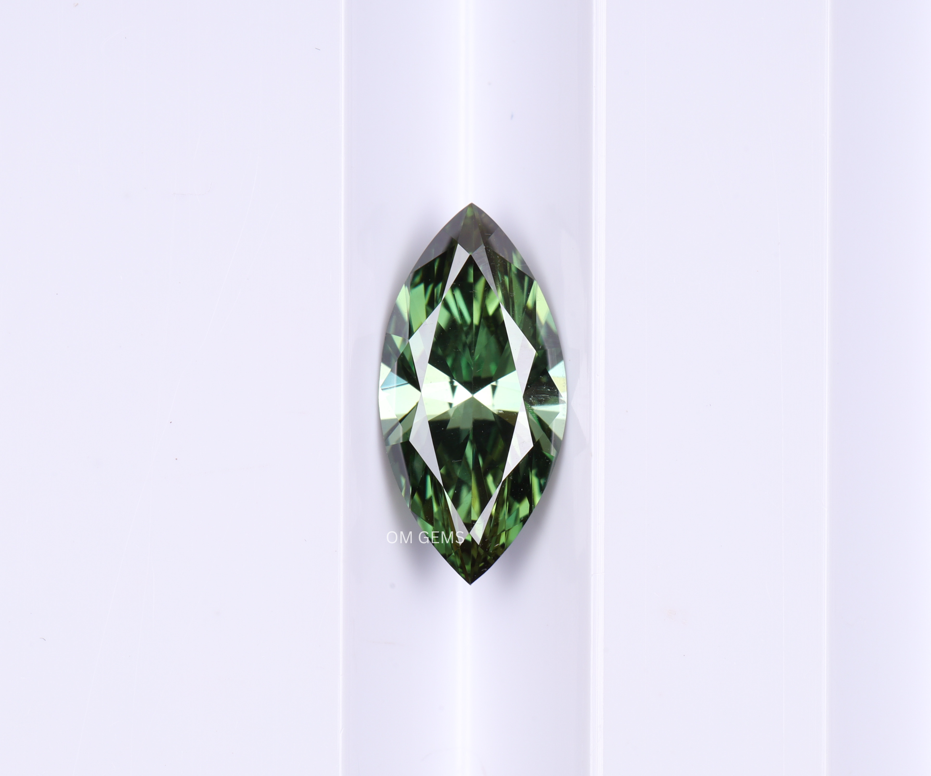 0.50 CT Green Marquise Lab Grown Diamond