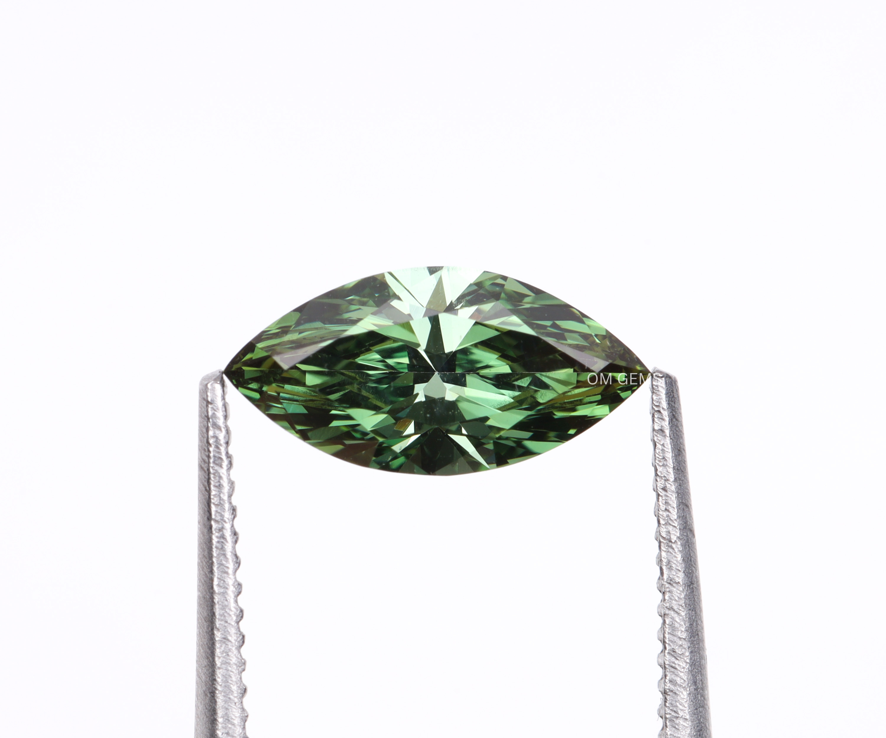 Fancy Green Marquise Cut Lab Grown Diamond 