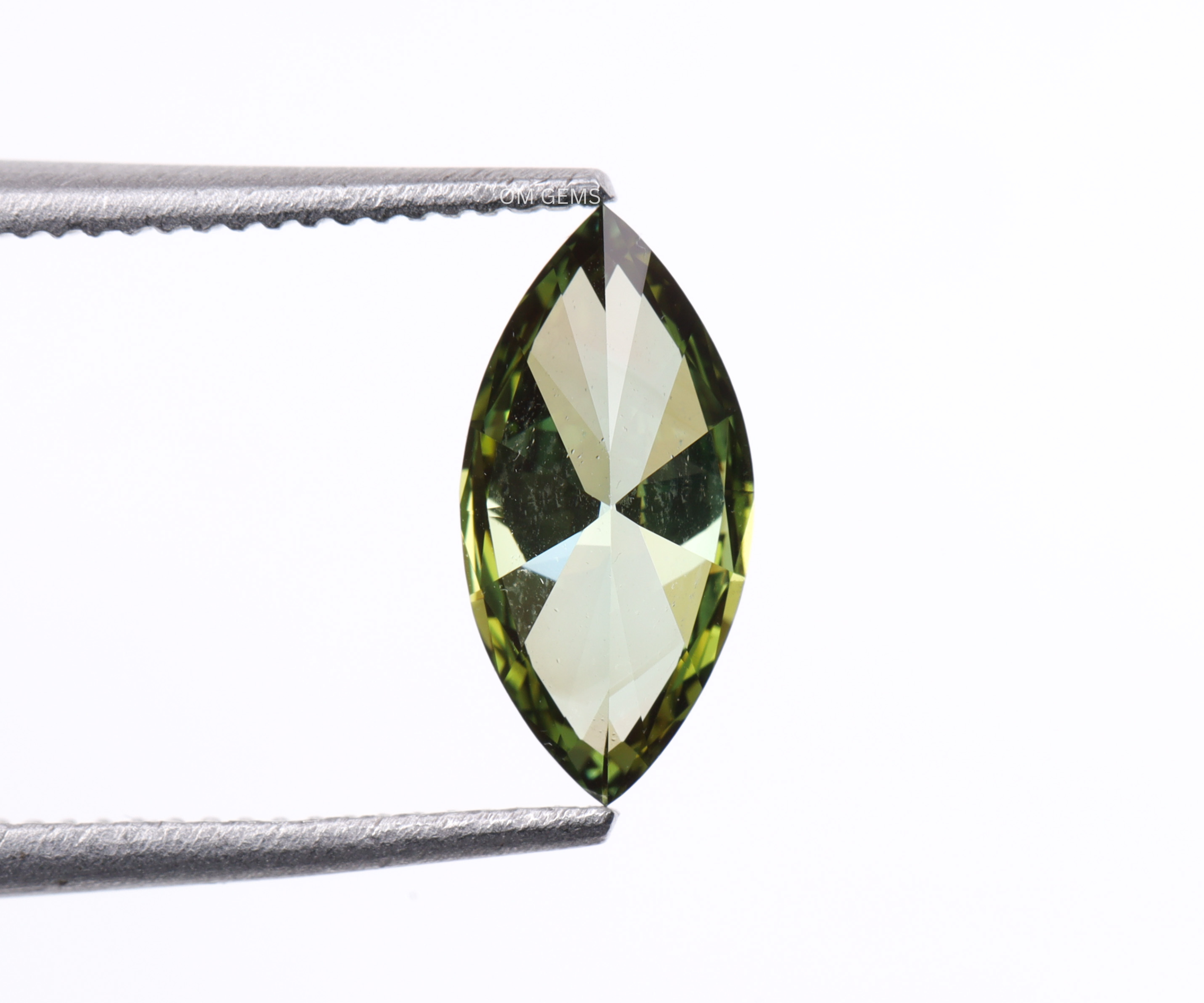 8.18 x 4.00 x 2.74 MM Green Marquise Lab Grown Diamond