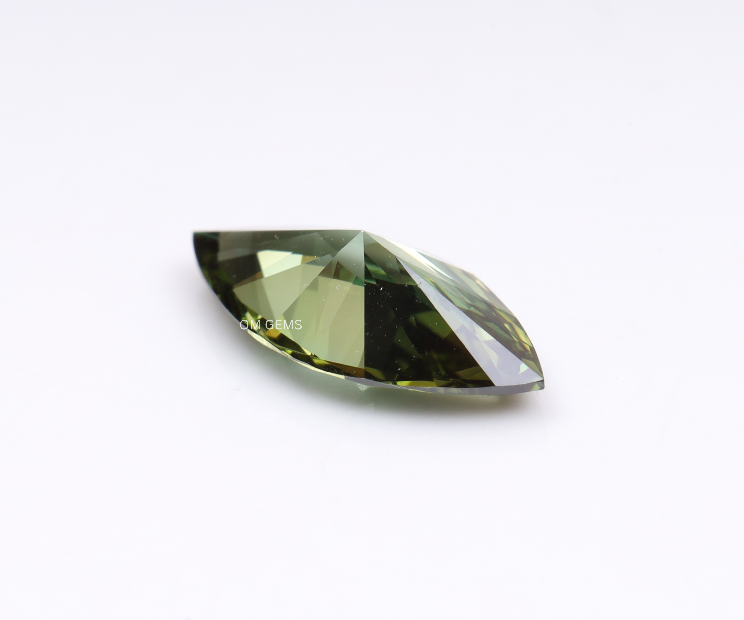 Lab Grown Green Marquise Cut Diamond