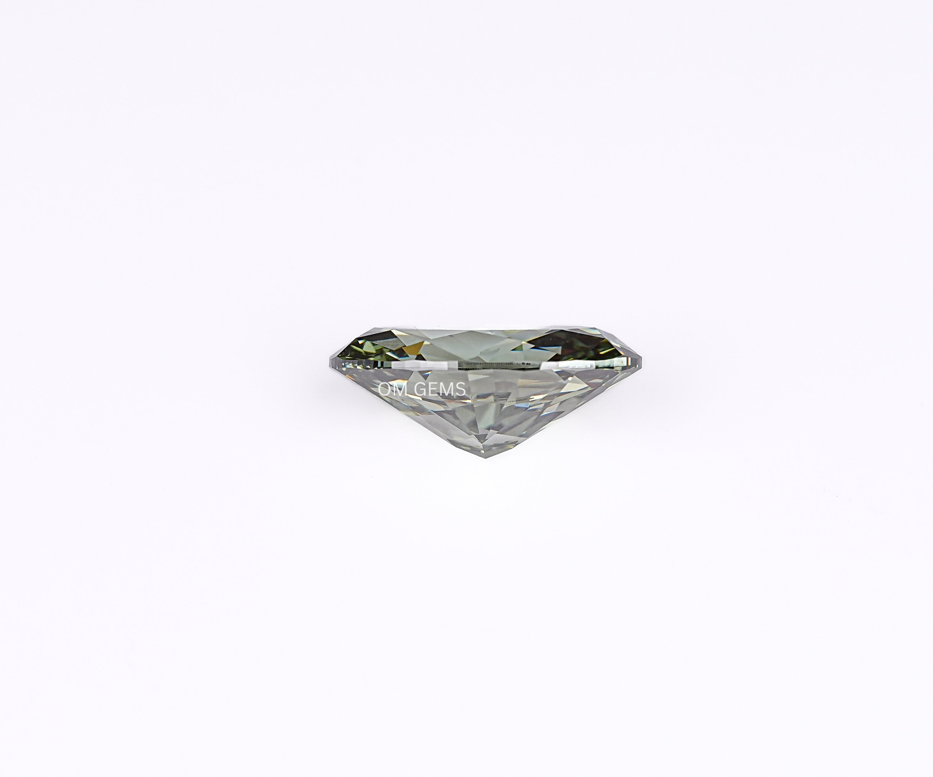 Green Oval Cut Lab Grown Diamond