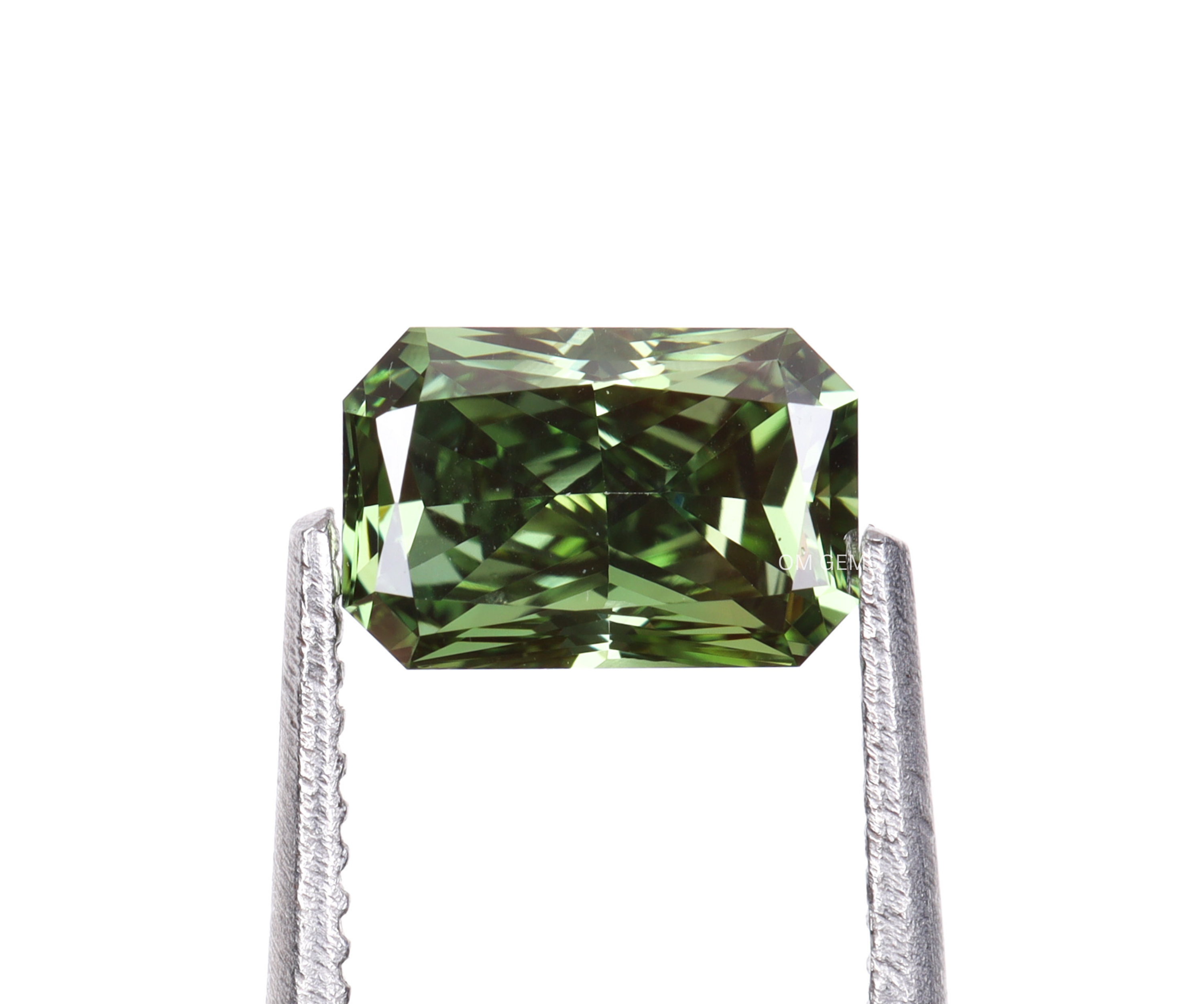 Fancy Green Radiant Cut Lab Grown Diamond 