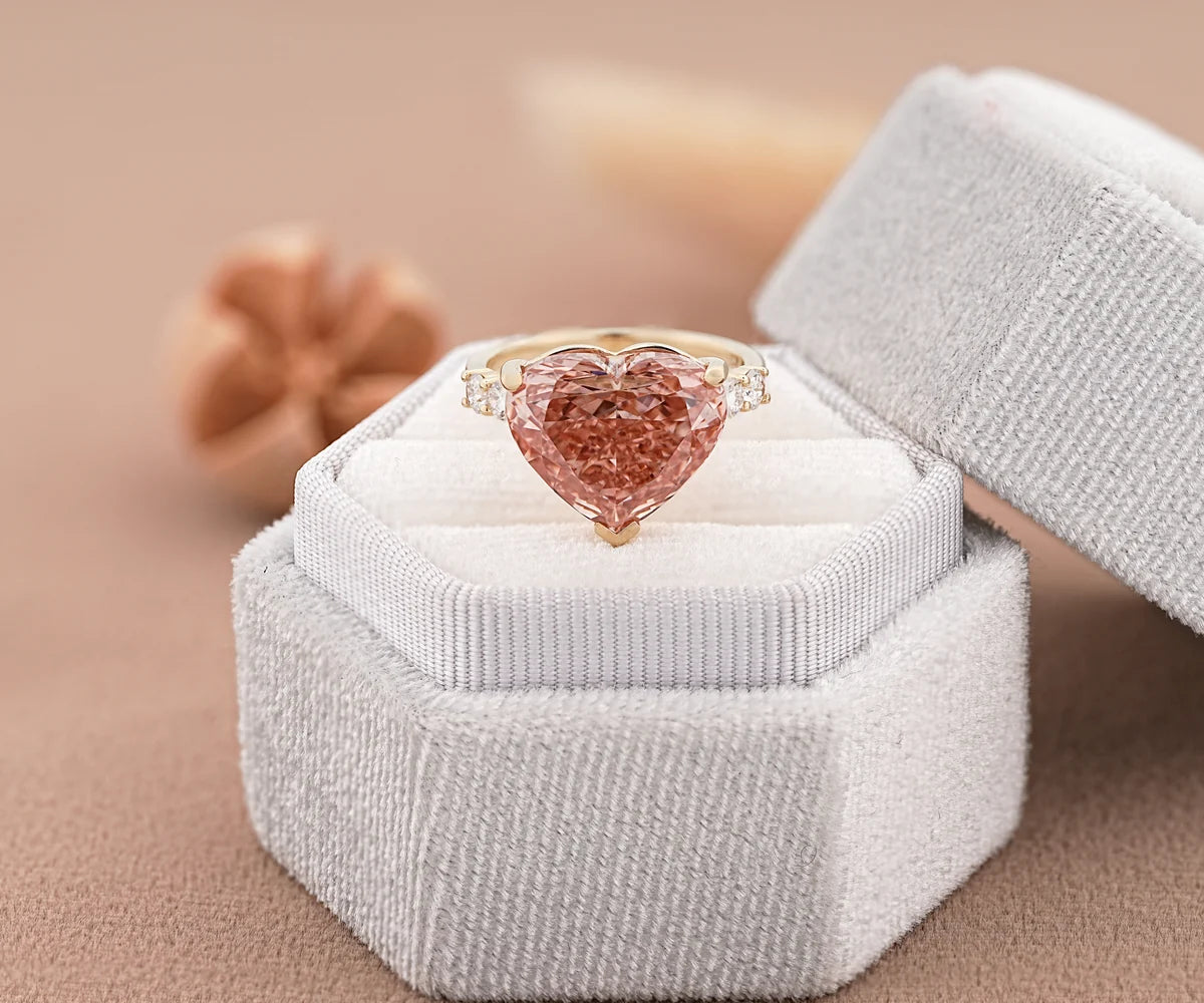 Heart Shape Lab Grown Diamond Ring