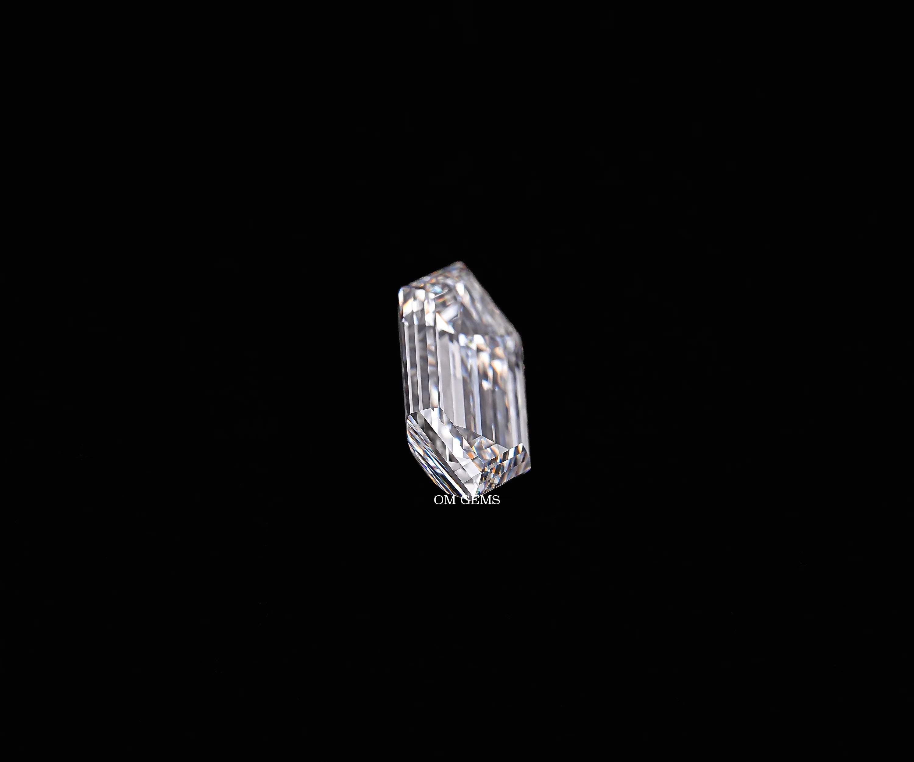 Step Cut Hexagon Cut Lab Grown Diamond Loose