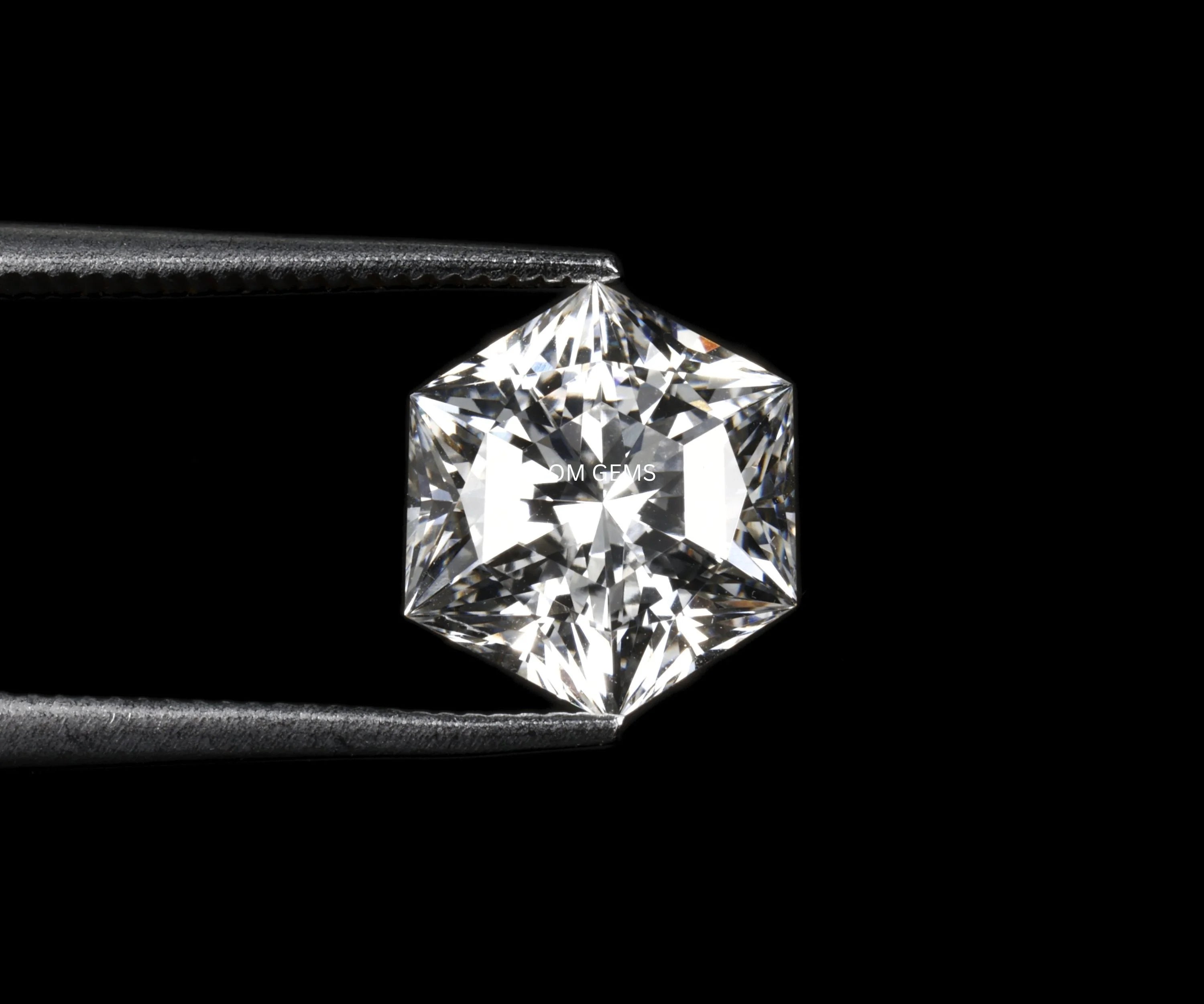 Hexagon Cut Lab Grown Diamond
