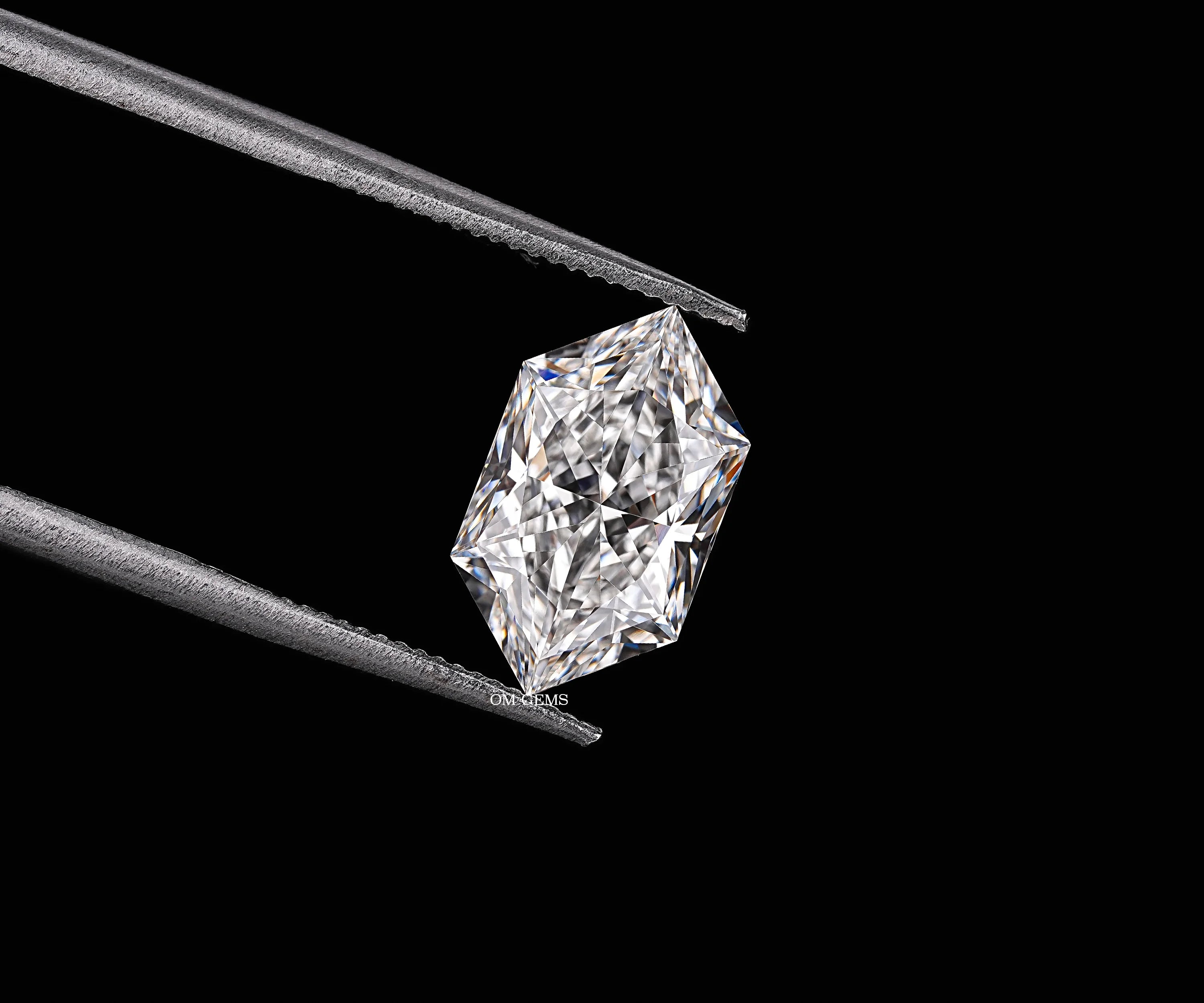 Hexagon Shape Lab Grown Loose Diamond