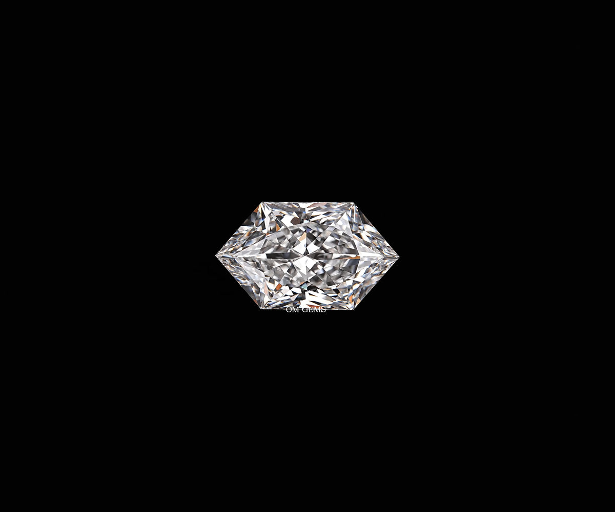 Hexagon Modified Brilliant Cut Lab Grown Diamond