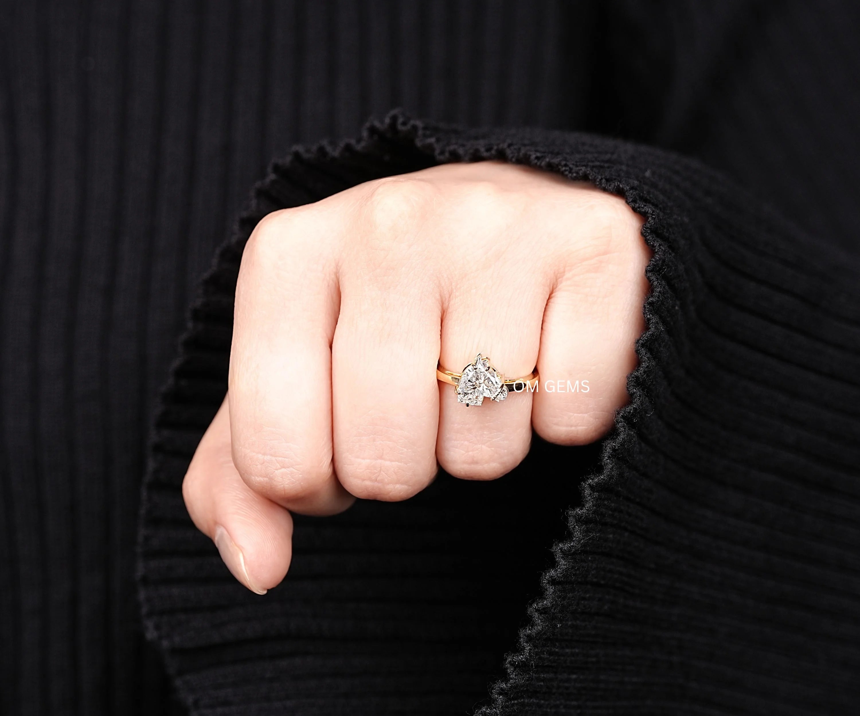 Horse Head Lab Grown Diamond Ring