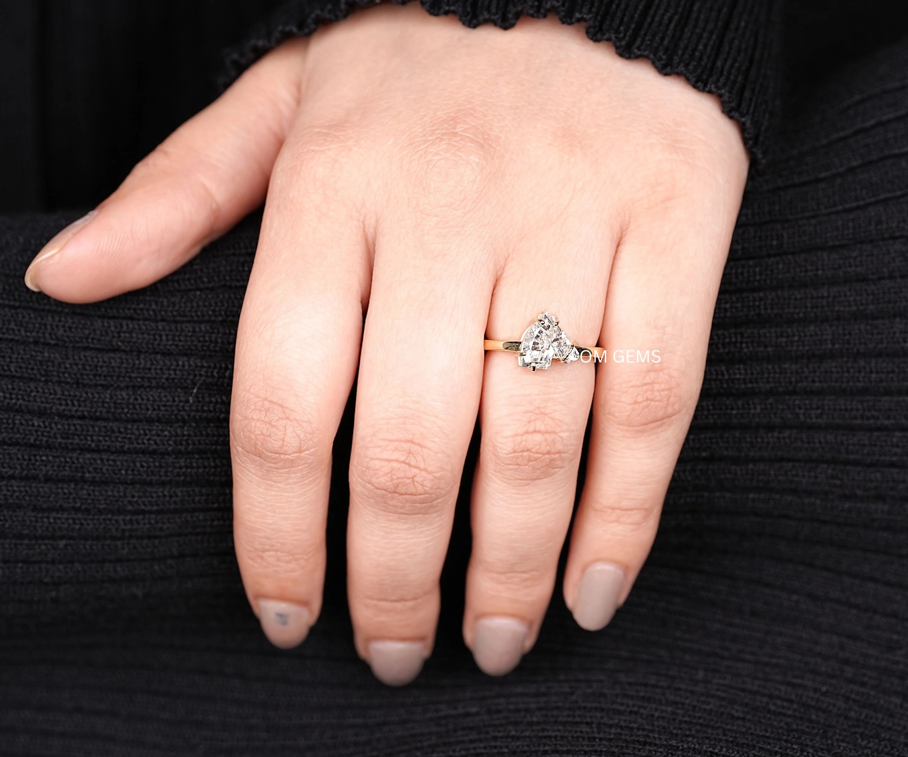 Horse Head Lab Grown Diamond Ring