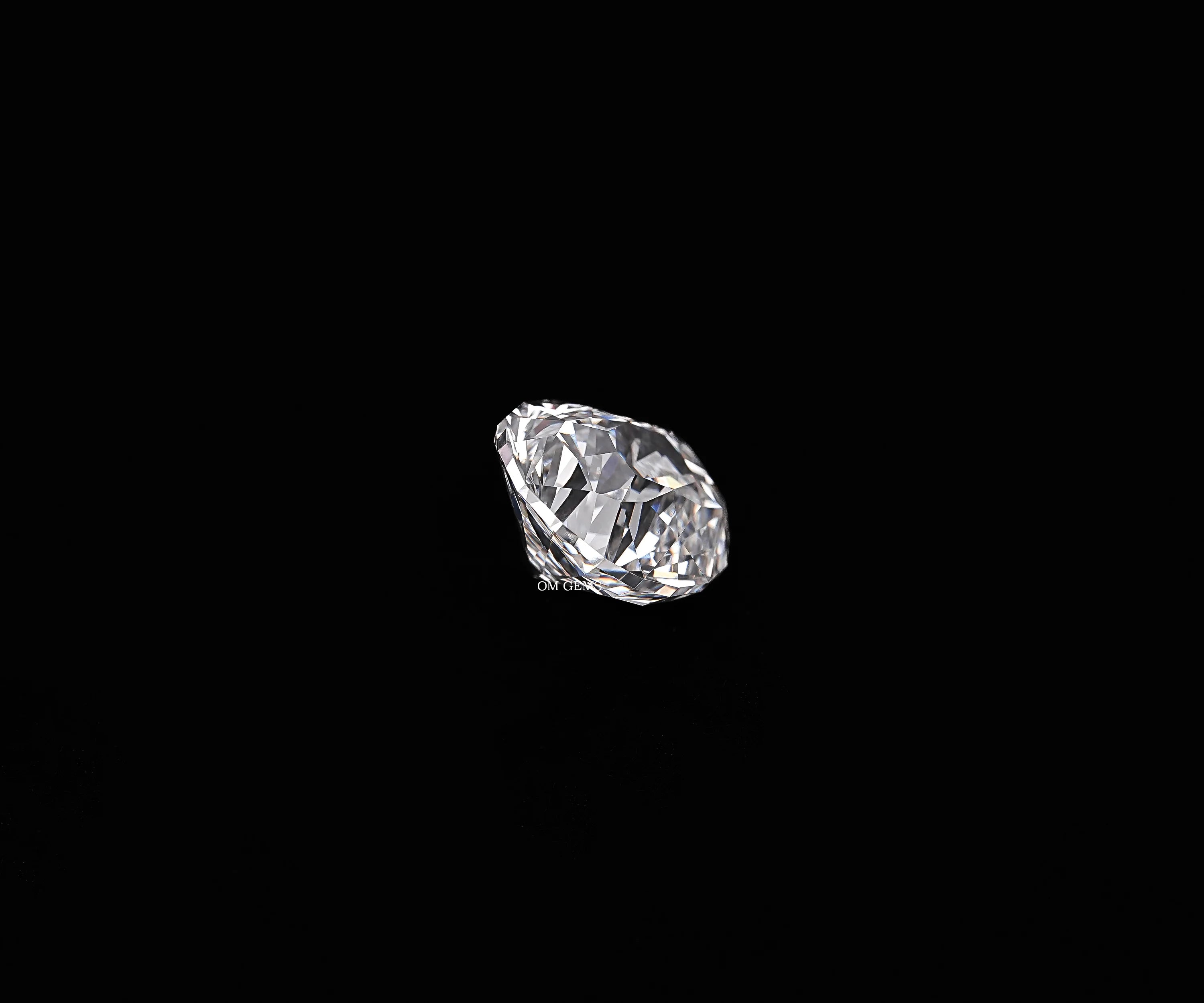 Lab Created Feceting Lesson Cut Loose Diamond